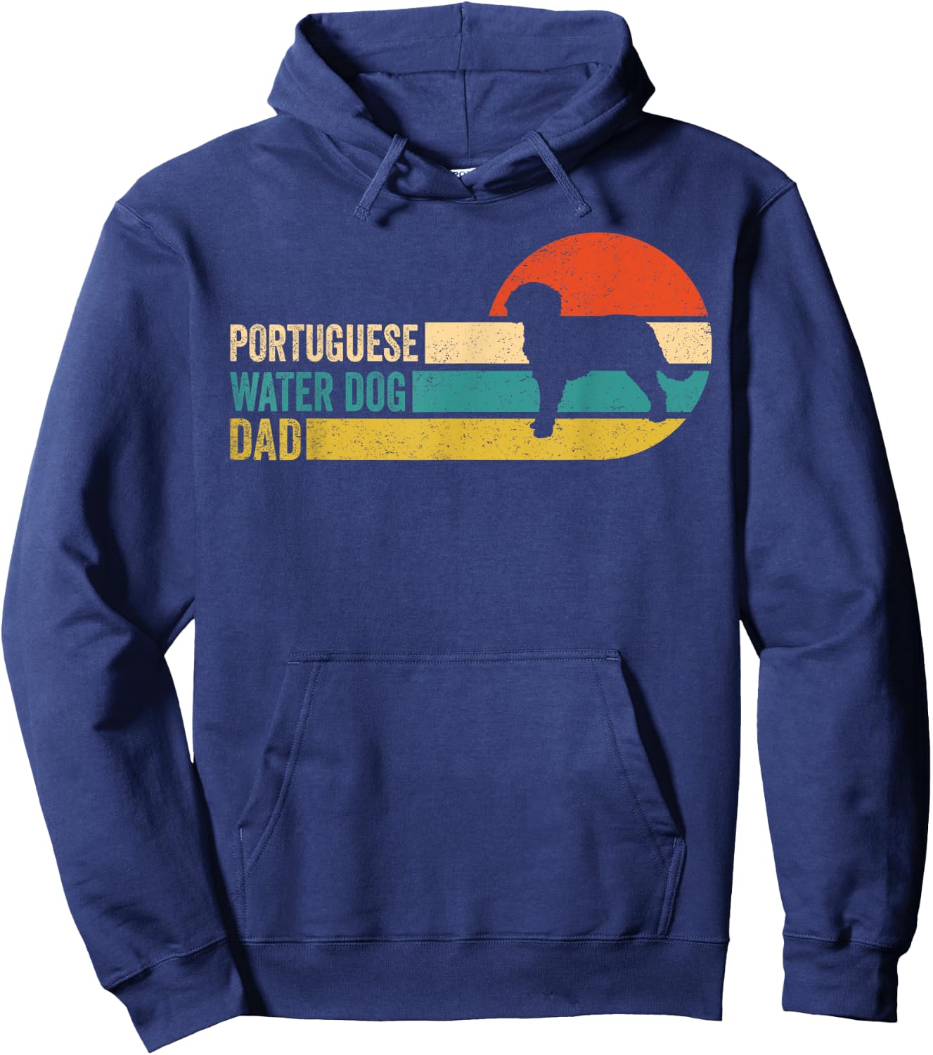 Portuguese Water Dog - Dad Father's Day Pet Dog Breed Pet Hoodie - Hoodie | Navy