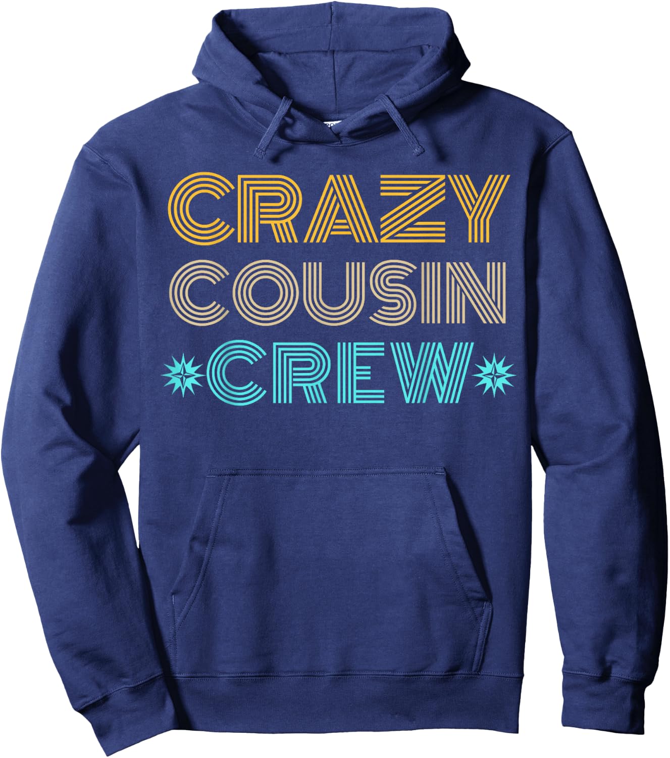 Crazy Cousin Crew Hoodie - Hoodie | Navy