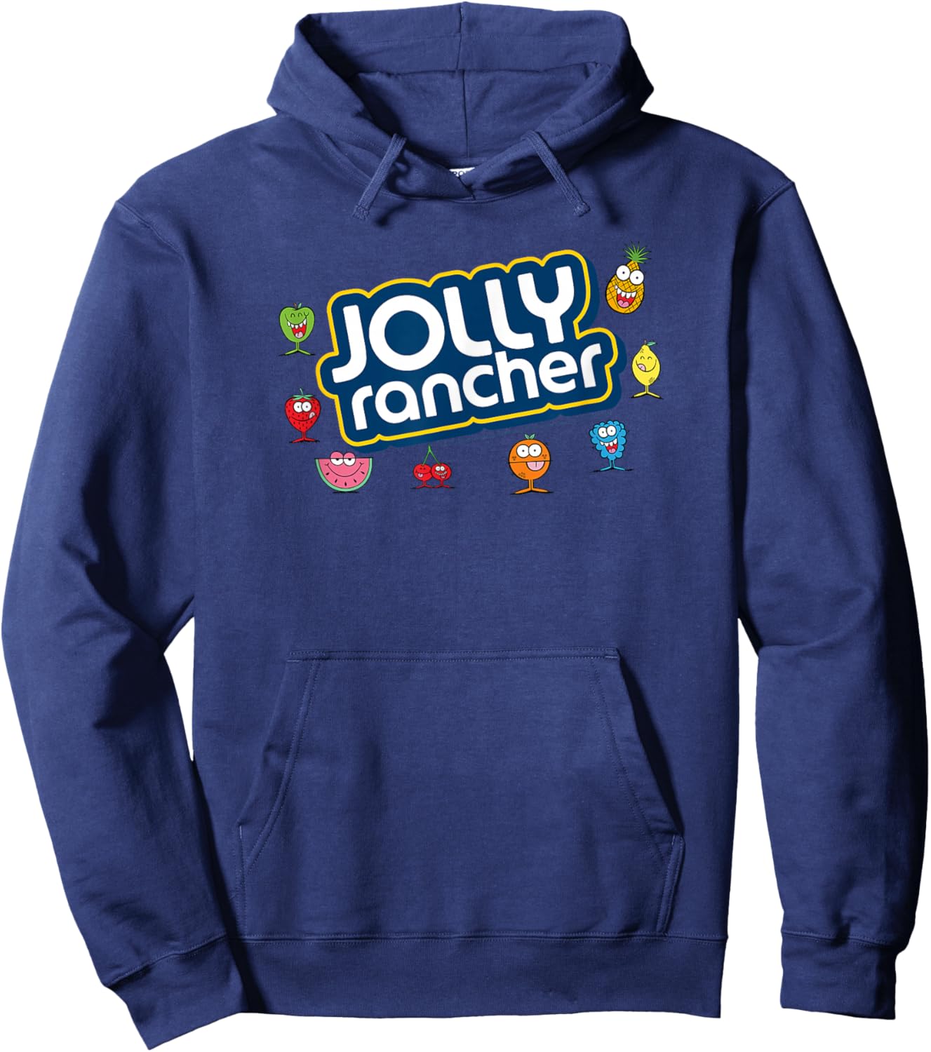 Jolly Rancher Fruits Gang Official Iconic Logo Hoodie - Hoodie | Navy