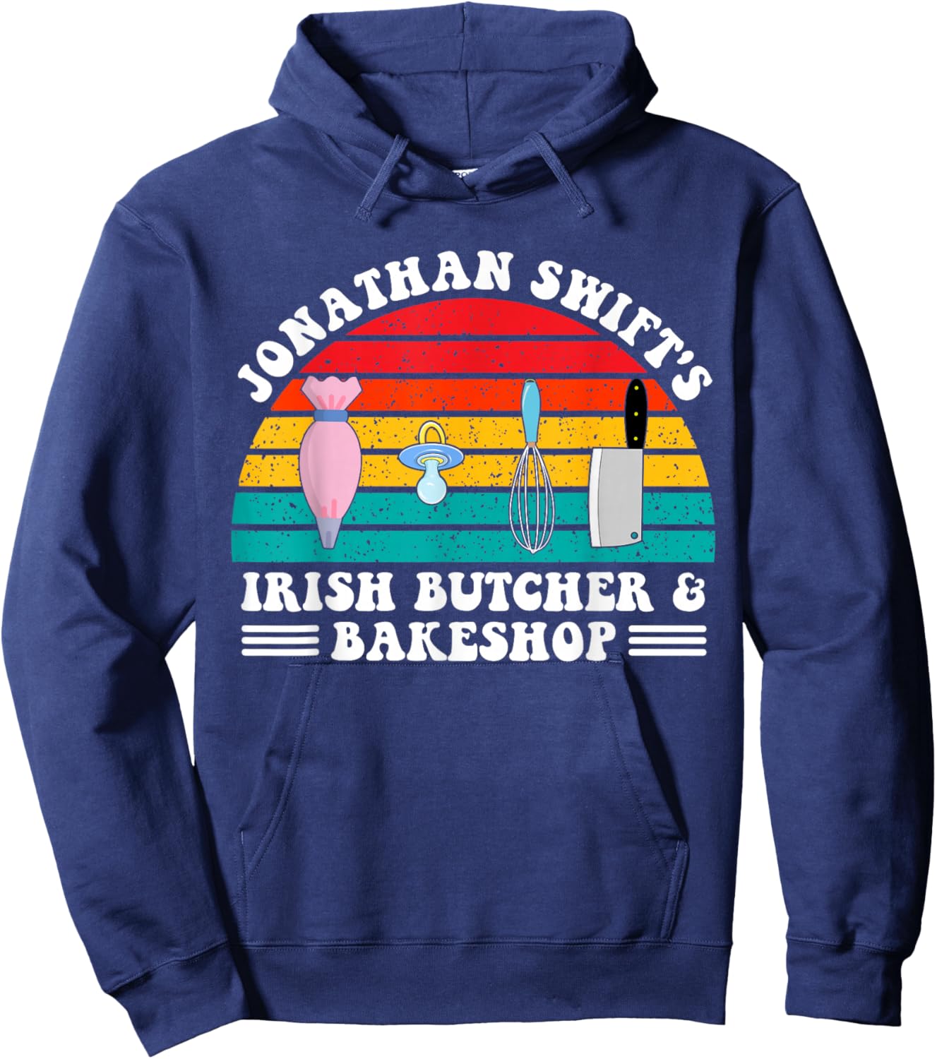 Jonathan Swift's Irish Butcher & Bakeshop Apparel Hoodie - Hoodie | Navy