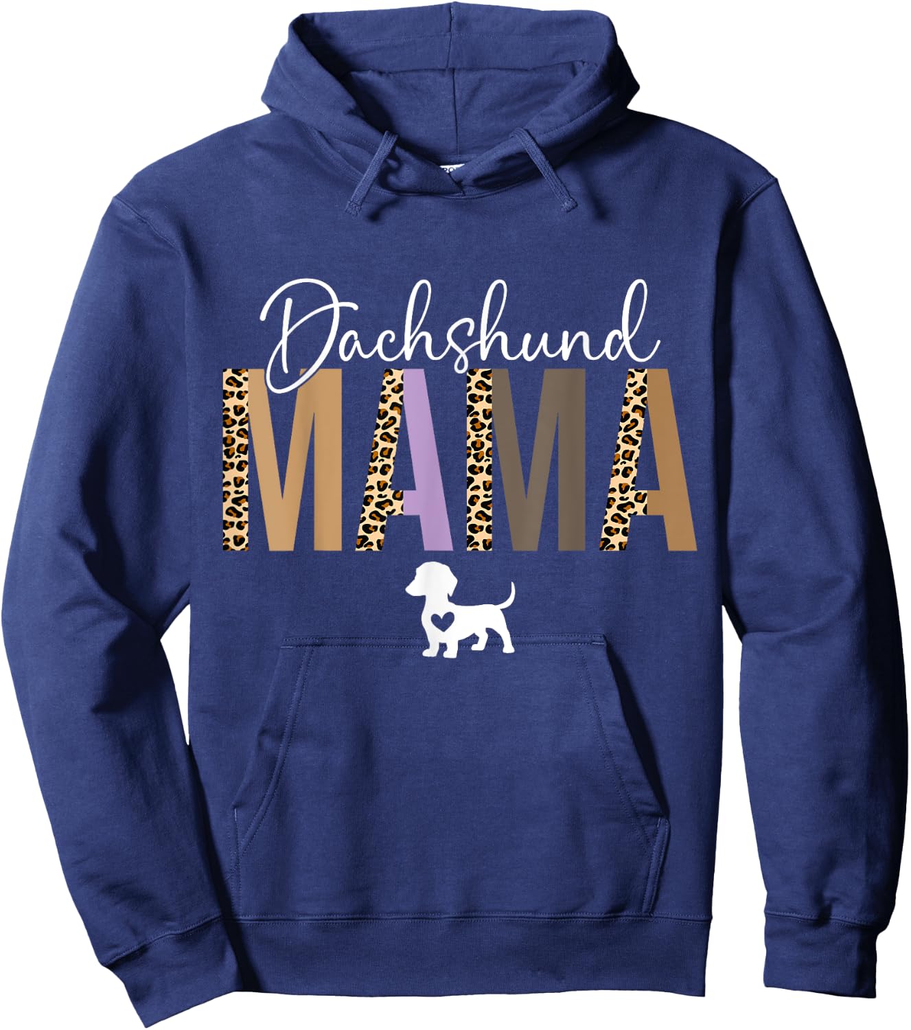 Dachshund mom gifts dachshund mama dog mom pet Hoodie - Hoodie | Navy