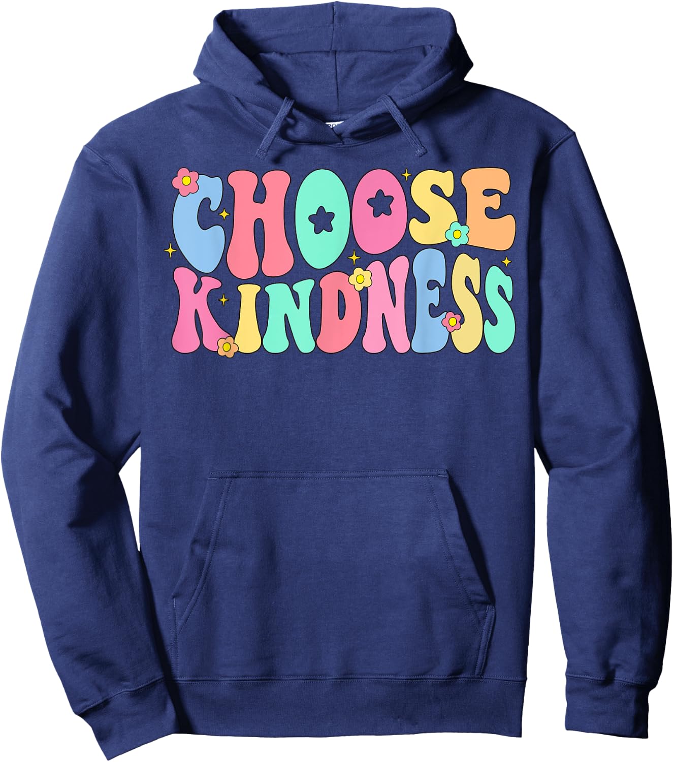 Choose Kindness Be Kind Inspirational Teacher Women Kids Hoodie - Hoodie | Navy