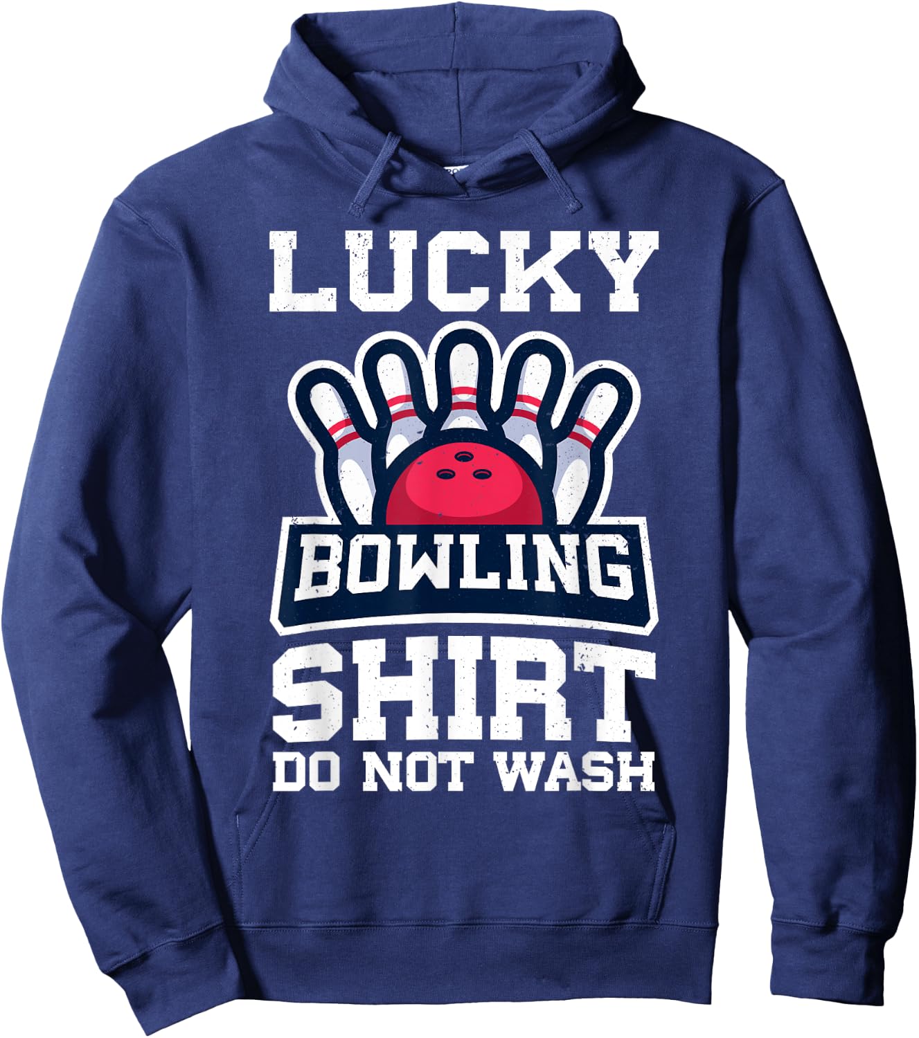 Funny Bowling Design Women Kids Bowling Lover Bowler Hoodie - Hoodie | Navy