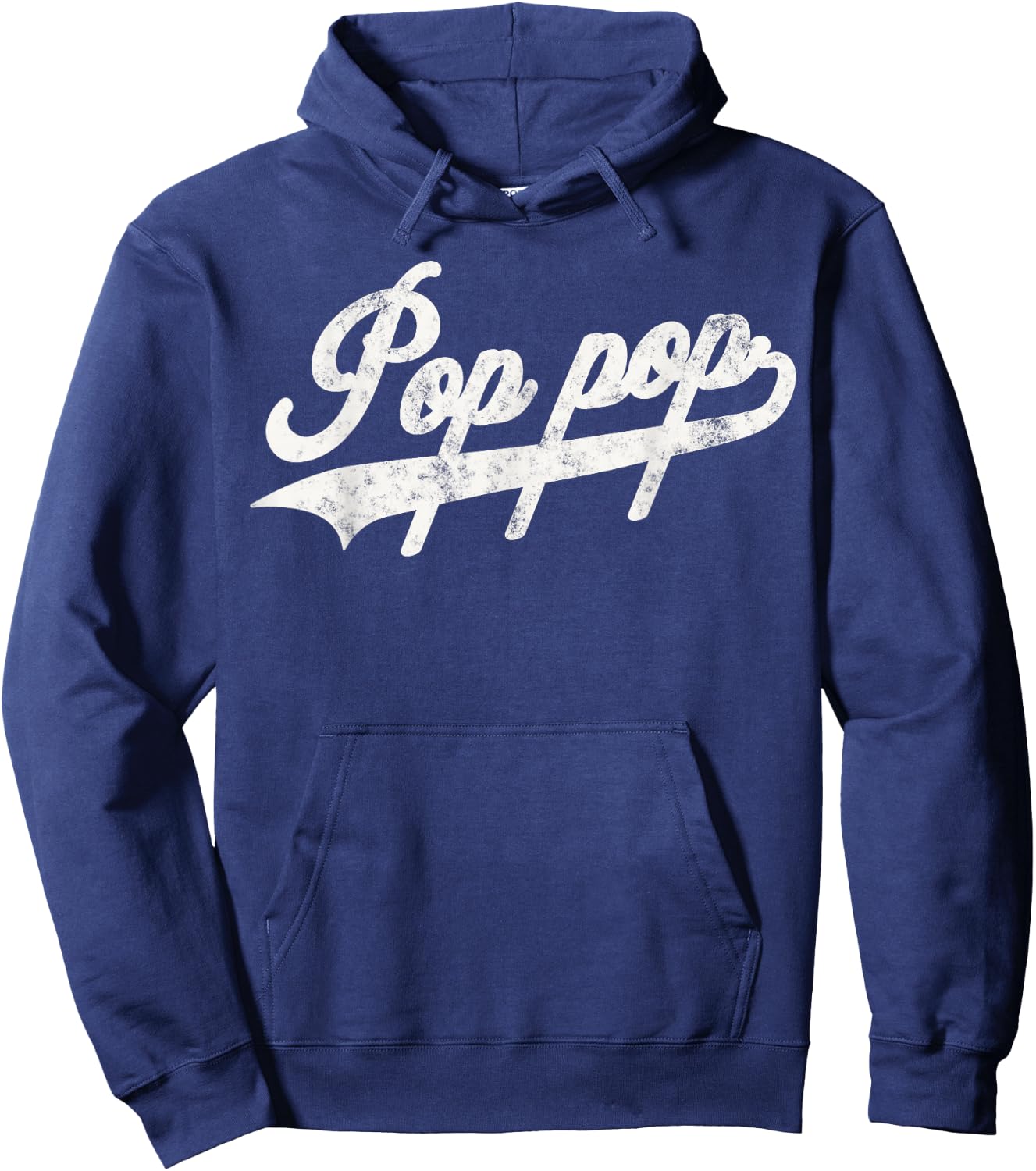 Pop pop Retro Style Father’s day Gift Papa Grandpa Hoodie - Hoodie | Navy