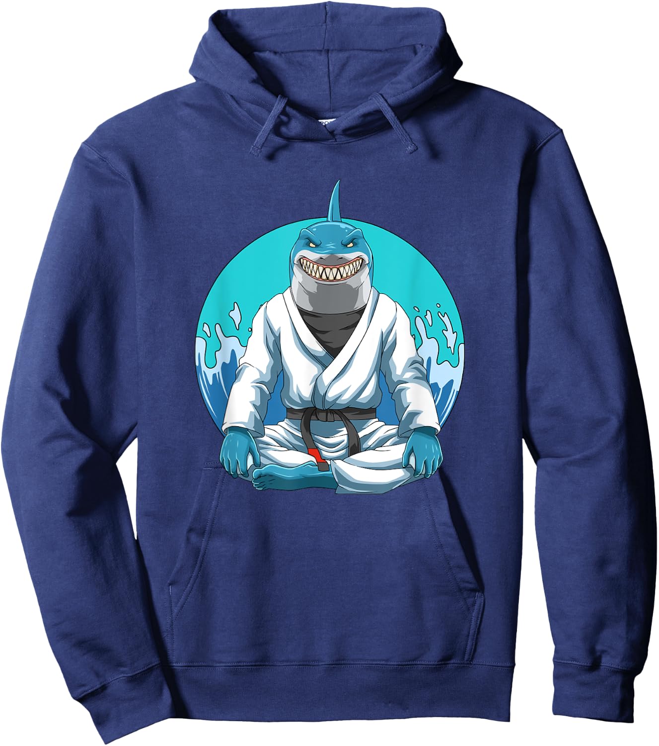 Jiu Jitsu Shark Hoodie - Hoodie | Navy