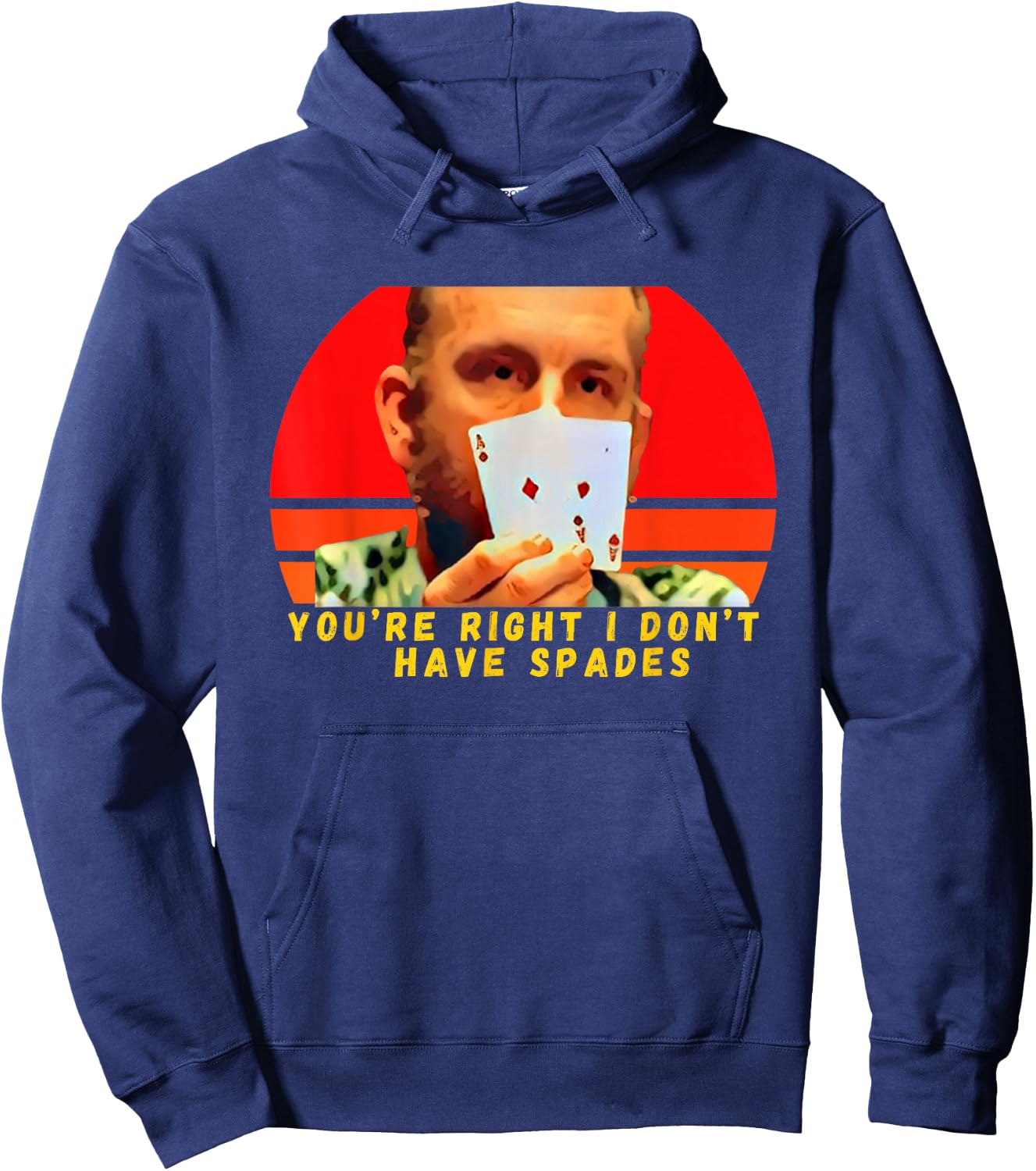 Rounders Movie, Classic Cinema, Pocket Aces, Poker Lovers Hoodie - Hoodie | Navy