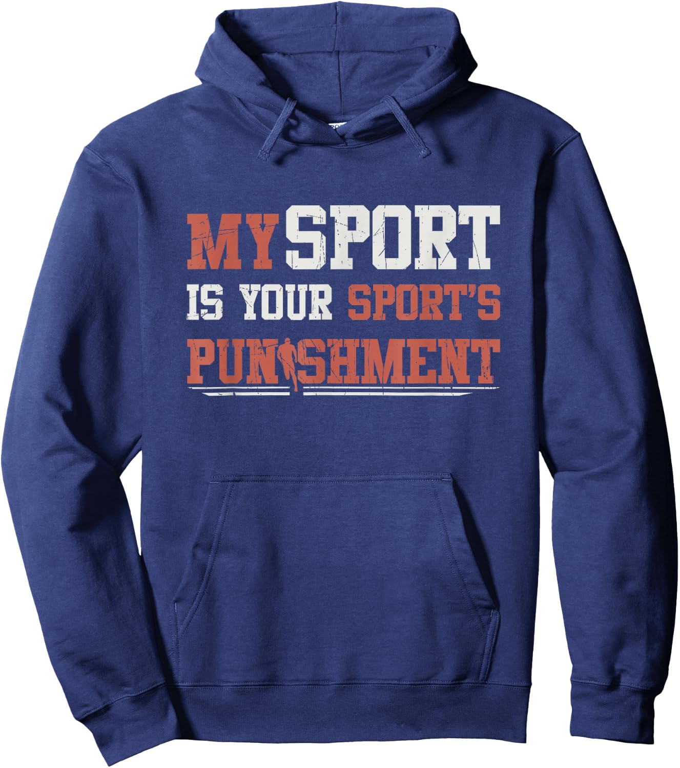 My Sport Is Die Punation Bei Deiner Sport! Runner Hoodie - Hoodie | Navy