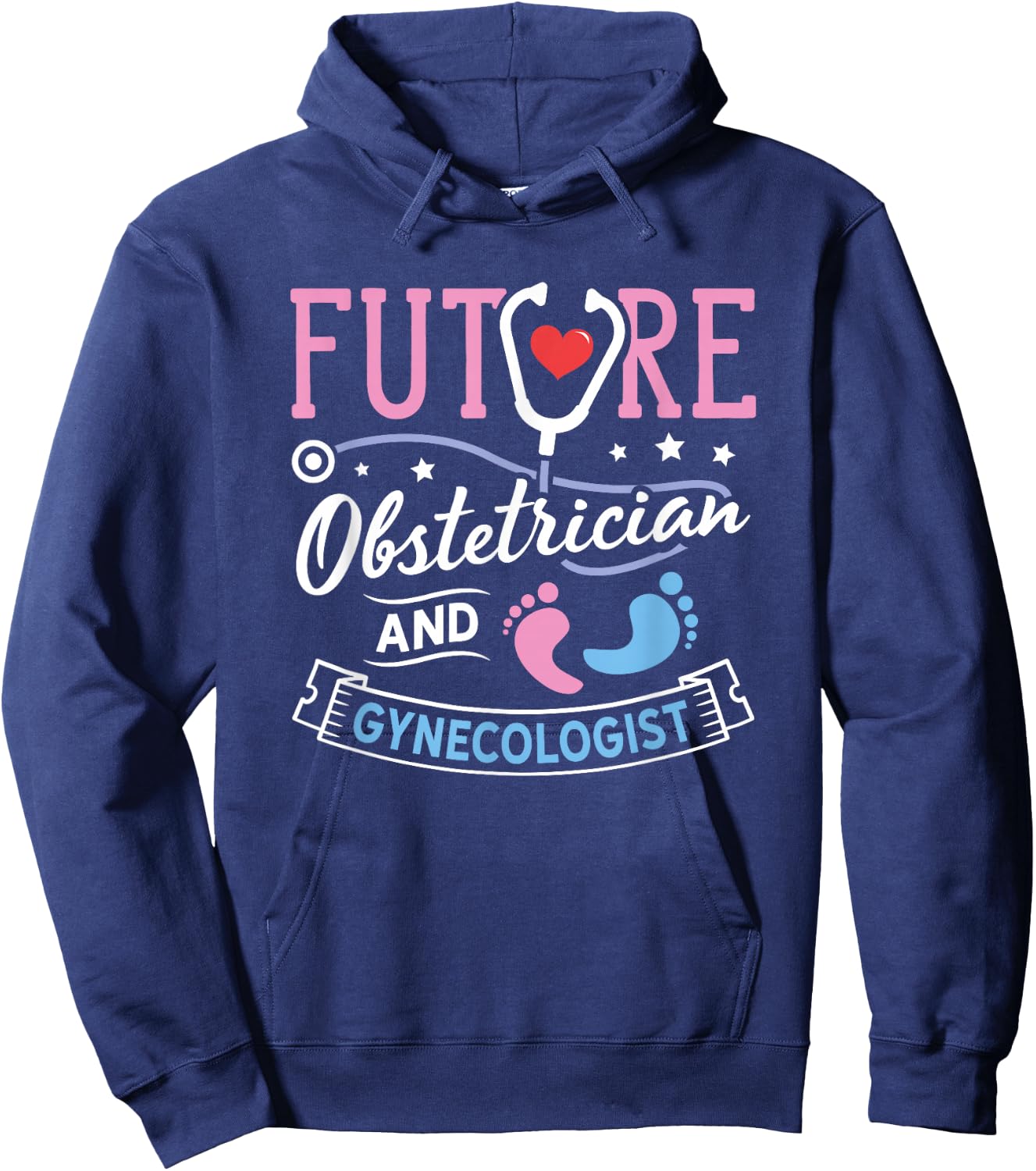 Obstetrics Nurse Obgyn Gynecologist Future Obstetrician Hoodie - Hoodie | Navy