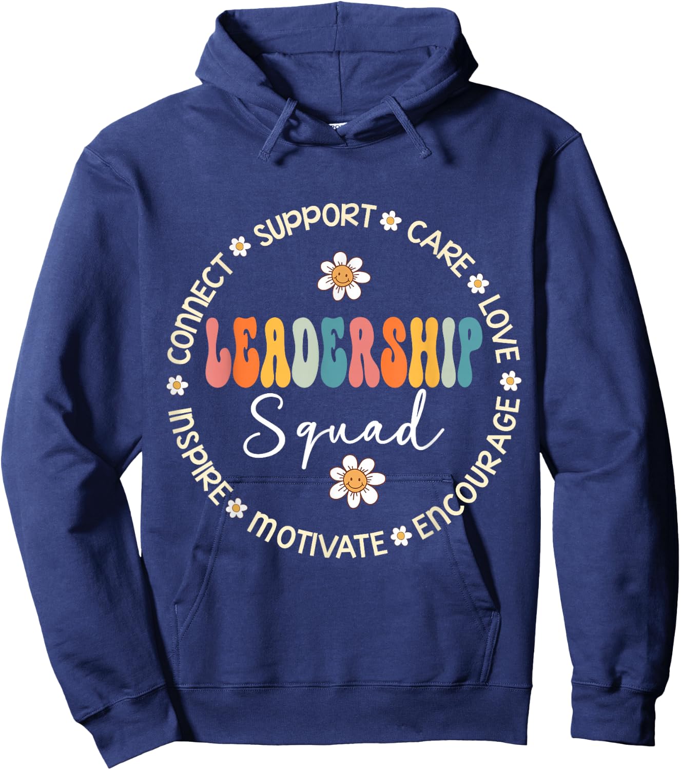 Leadership Admin Leader Boss Manager CEO Leadership Squad Hoodie - Hoodie | Navy