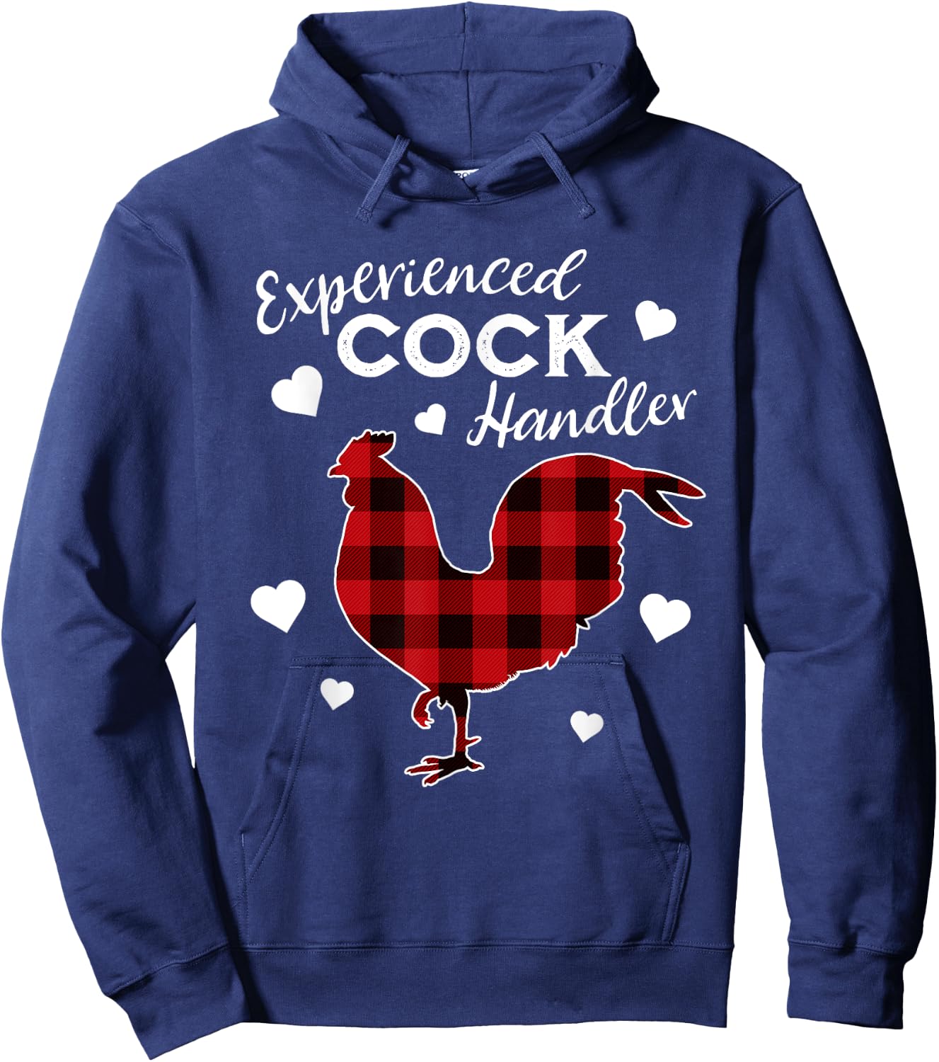 Experienced Cock Handler Funny Rooster Lover Hoodie - Hoodie | Navy