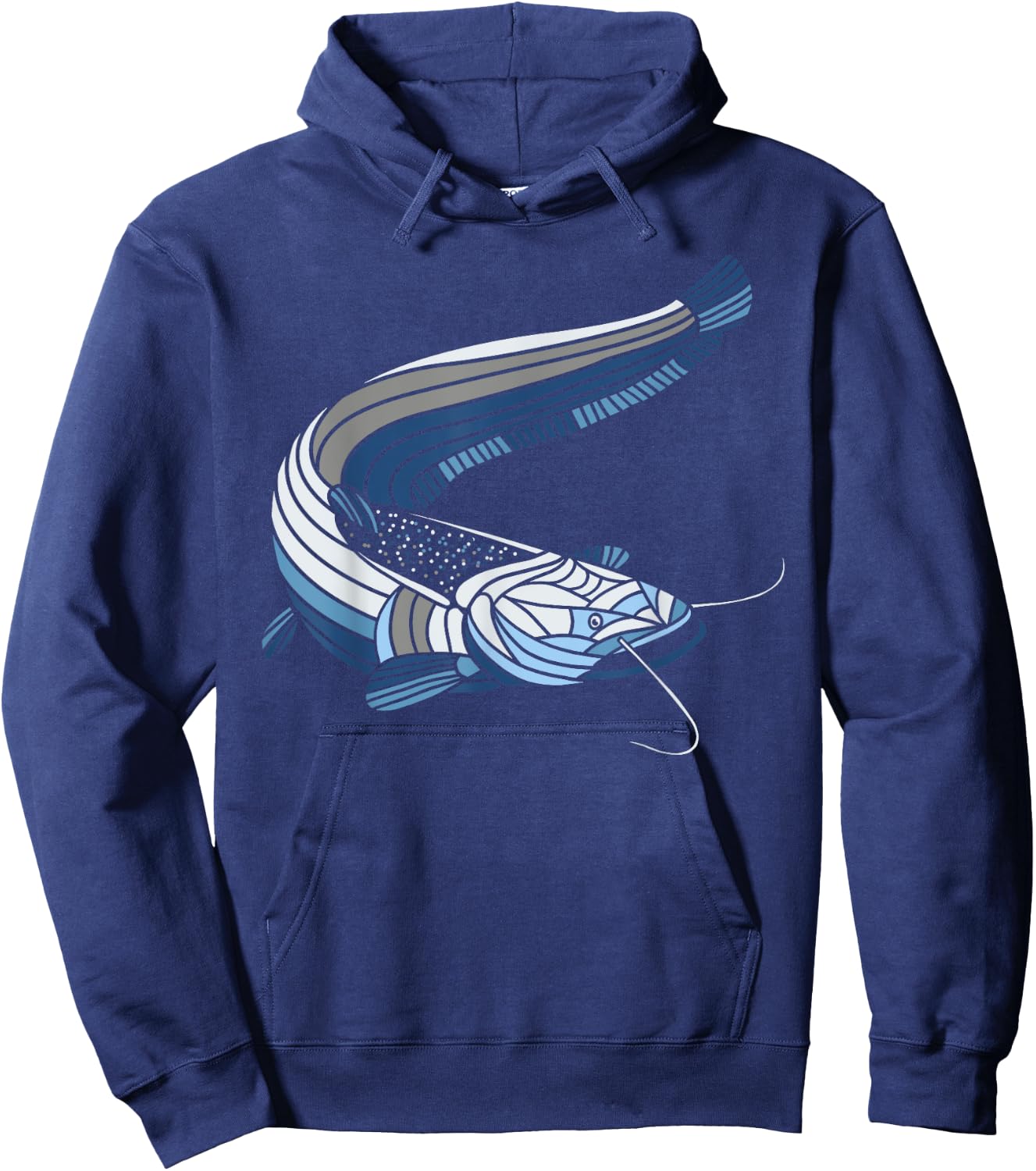 Wels Catfish Sheatfish Hoodie - Hoodie | Navy