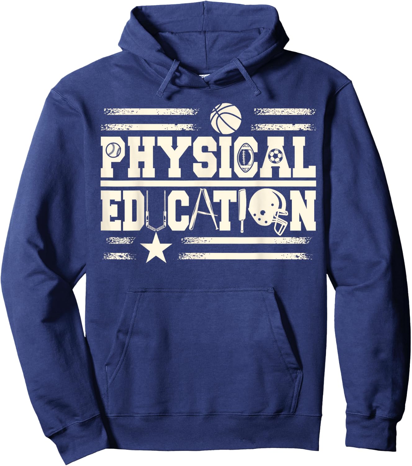 Physical Education Teacher Men Women Girls Kids Hoodie - Hoodie | Navy