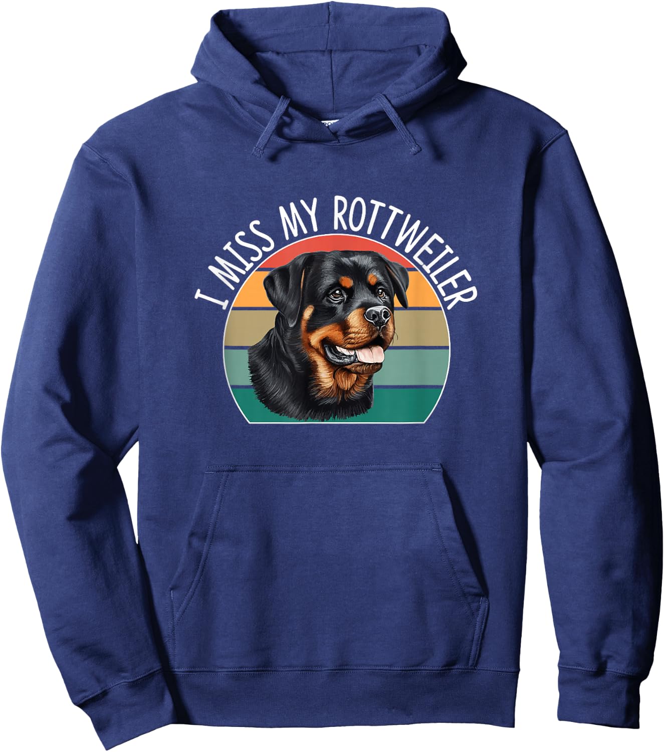 I Miss My Rottweiler Hoodie - Hoodie | Navy