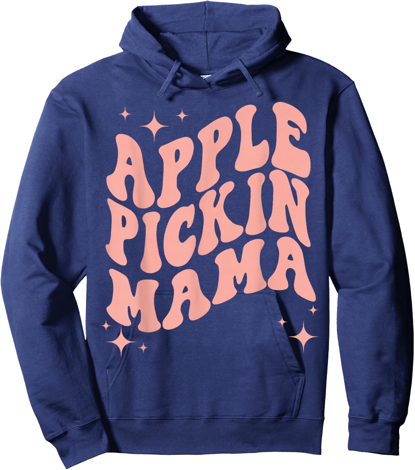 Apple Pickin Mama Mom Apple Picking Crew Harvest Season Hoodie - Hoodie | Navy