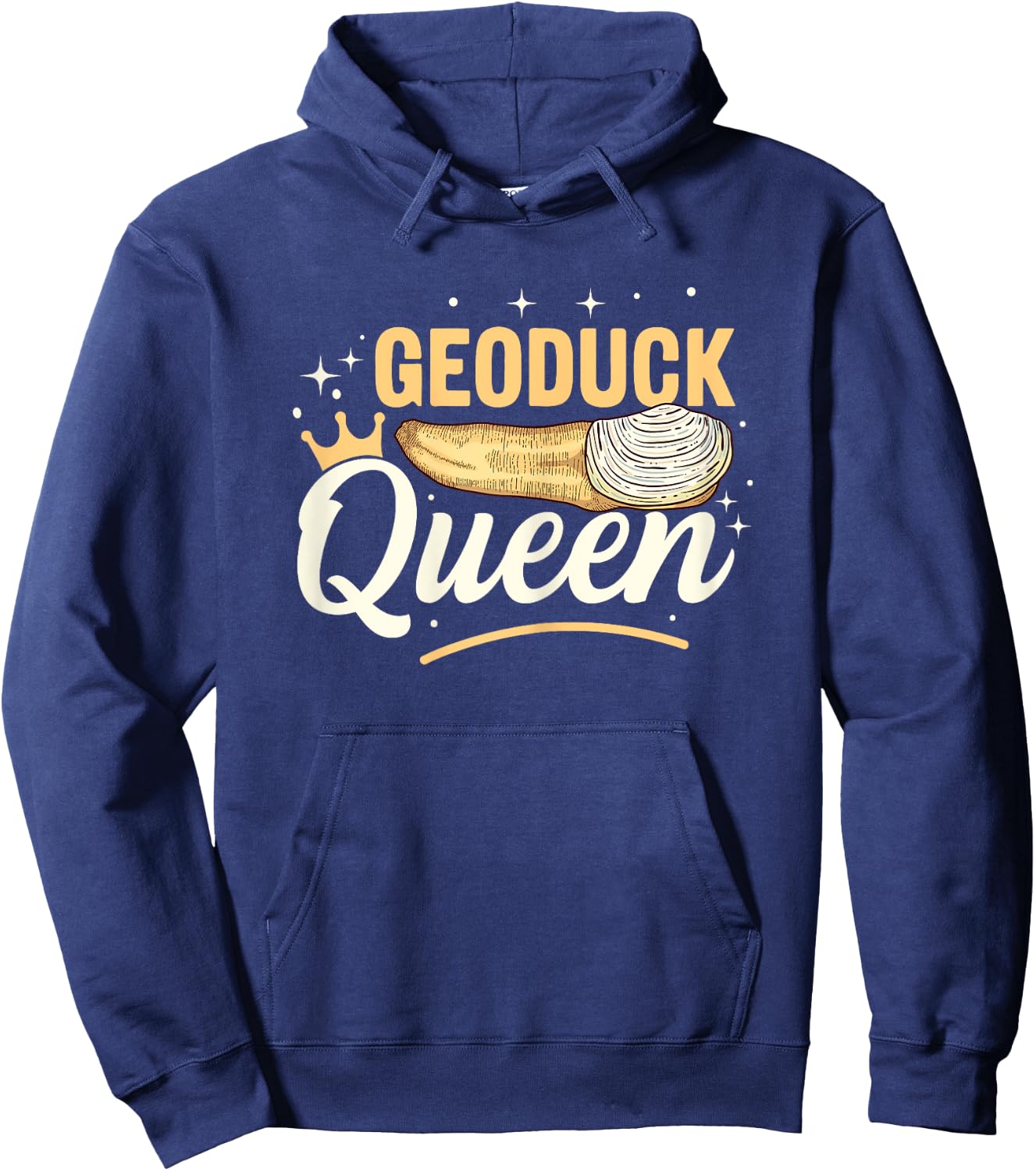 Geoduck Queen Design for a Geoduck Girl Hoodie - Hoodie | Navy
