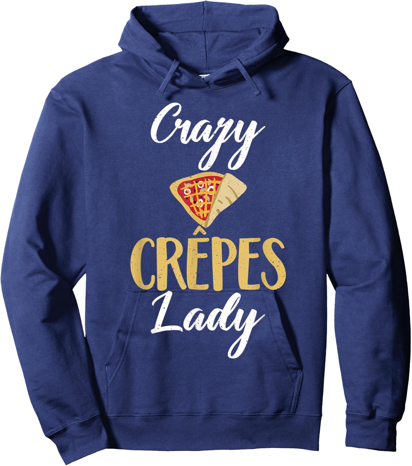 Crazy Crepes Lady Hoodie - Hoodie | Navy