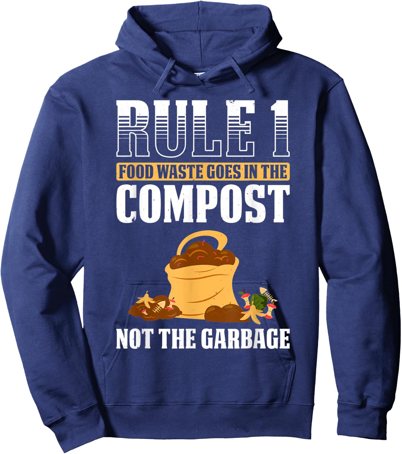 Composting For Compost Gardener Farmer Composting Lover Hoodie - Hoodie | Navy