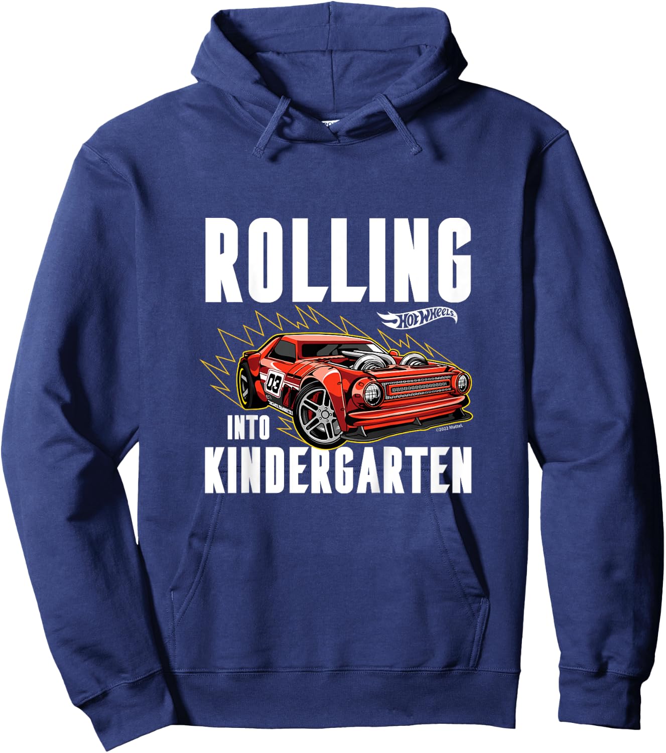 Kids Hot Wheels - Off to Nursery Hoodie - Hoodie | Navy