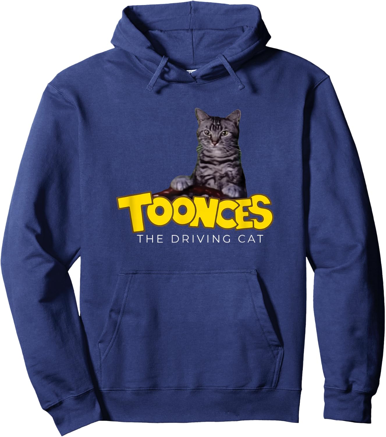 Toonces The Driving Cat Hoodie - Hoodie | Navy