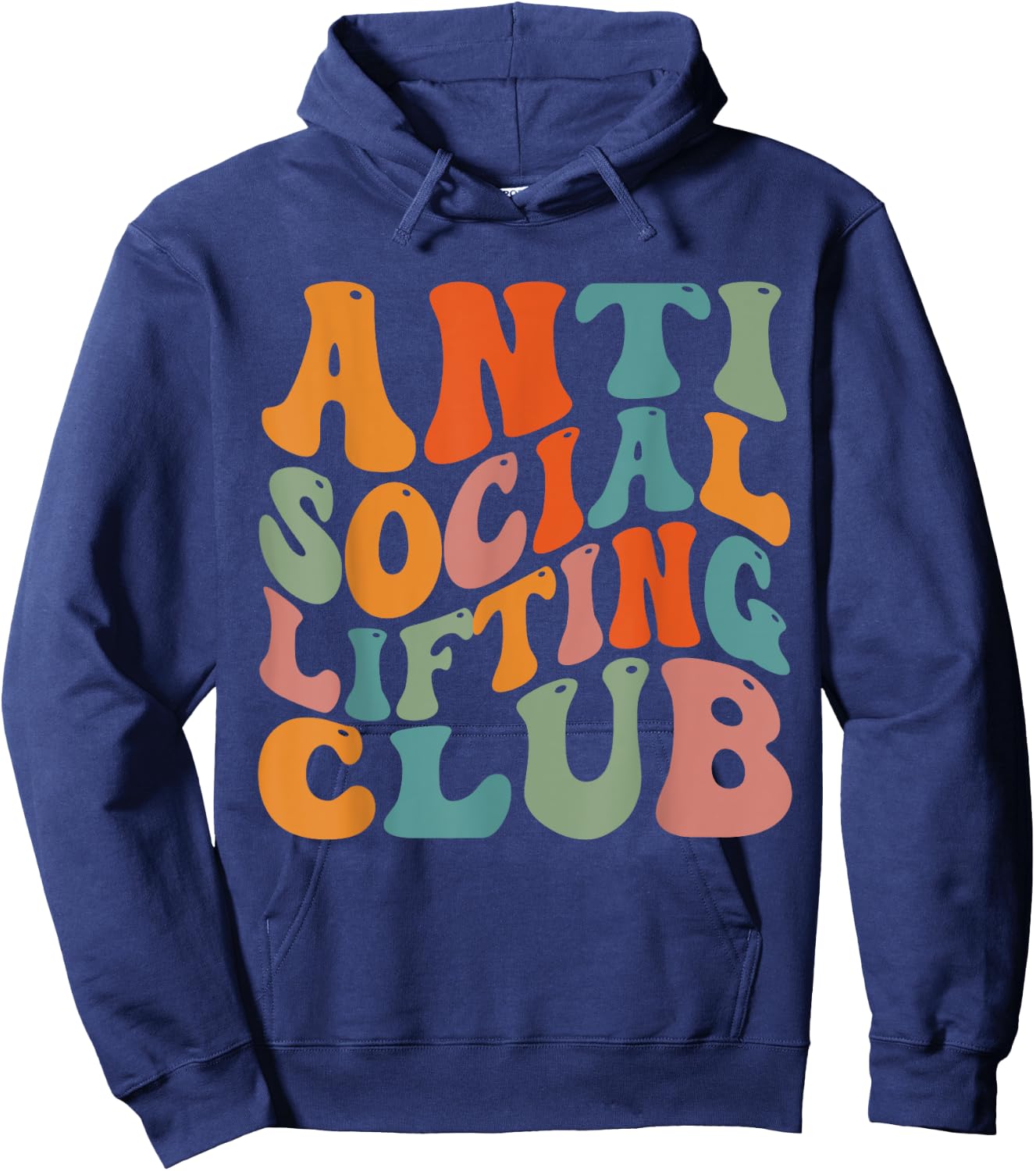 Anti Social Lifting Club Hoodie - Hoodie | Navy