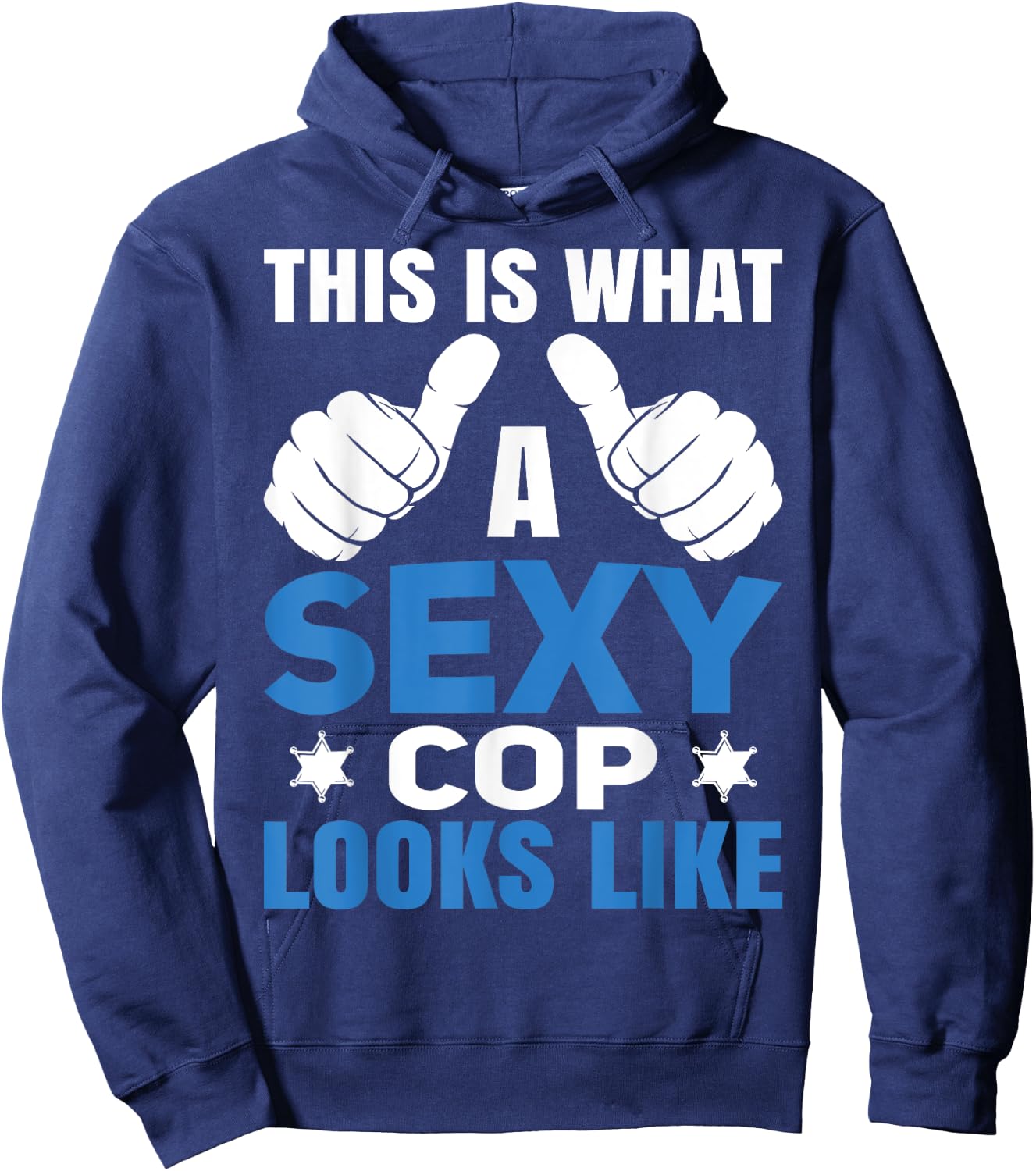 Cop Police Officer Sheriff Hoodie - Hoodie | Navy