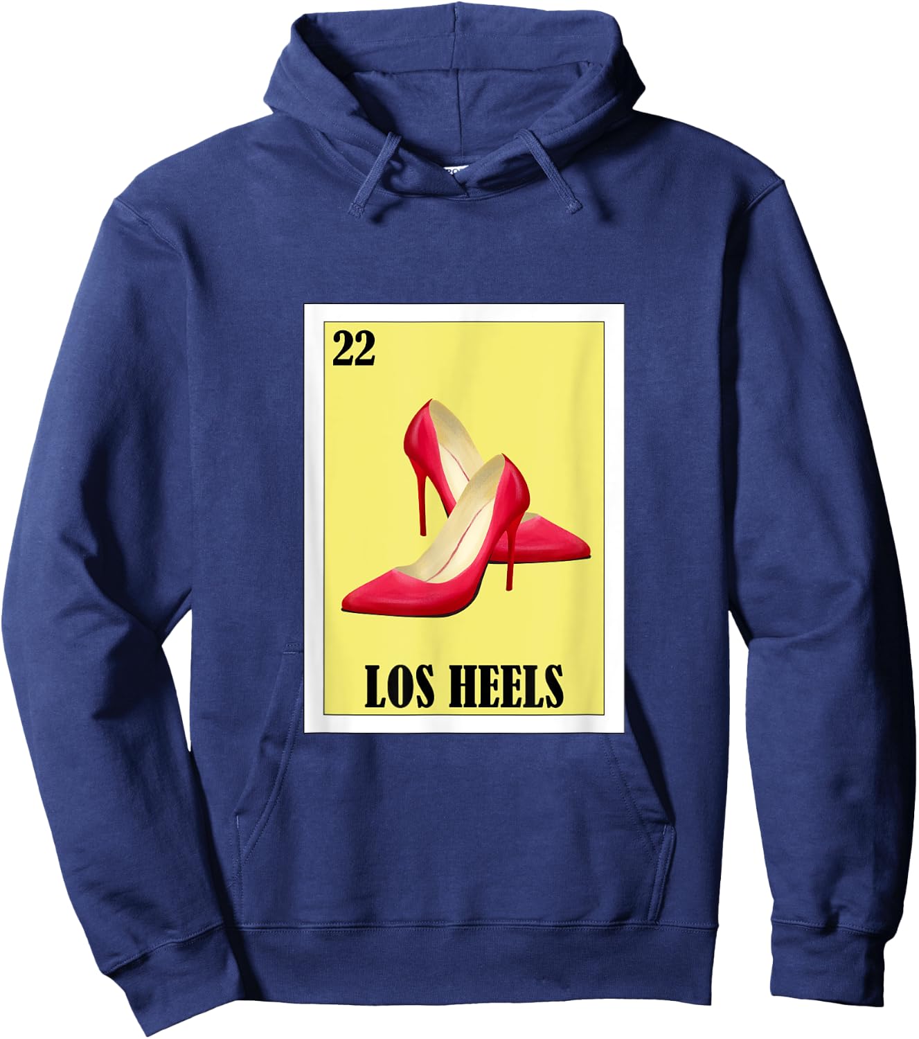 Funny Mexican Tacos Altos Design - Los Heels Hoodie - Hoodie | Navy