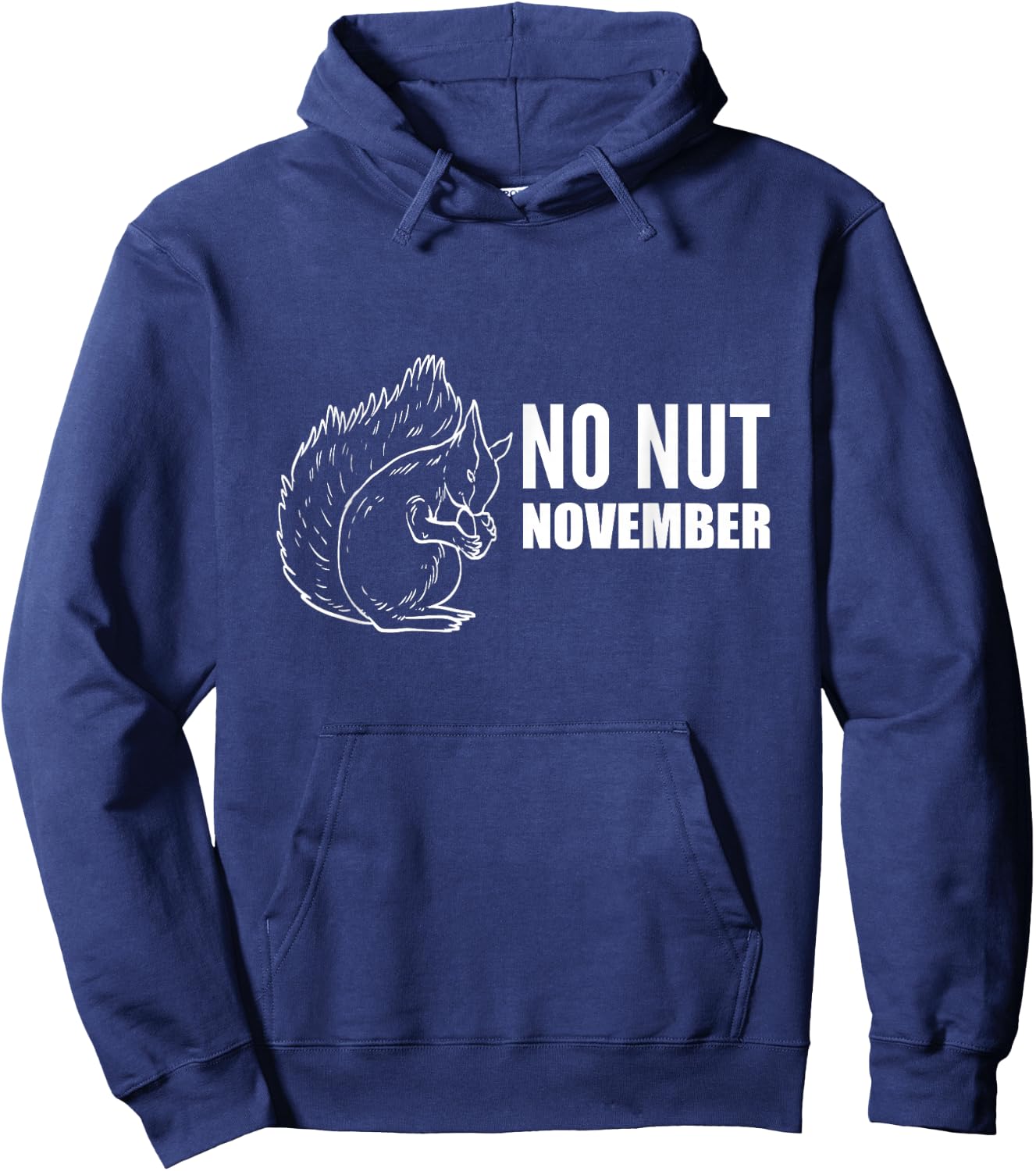 No Nut November Nature Person Hoodie - Hoodie | Navy