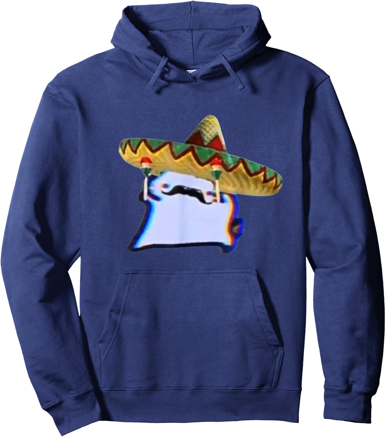 Mexican Crumb Cat Cuptoast Funny Dancing Meme Hoodie - Hoodie | Navy
