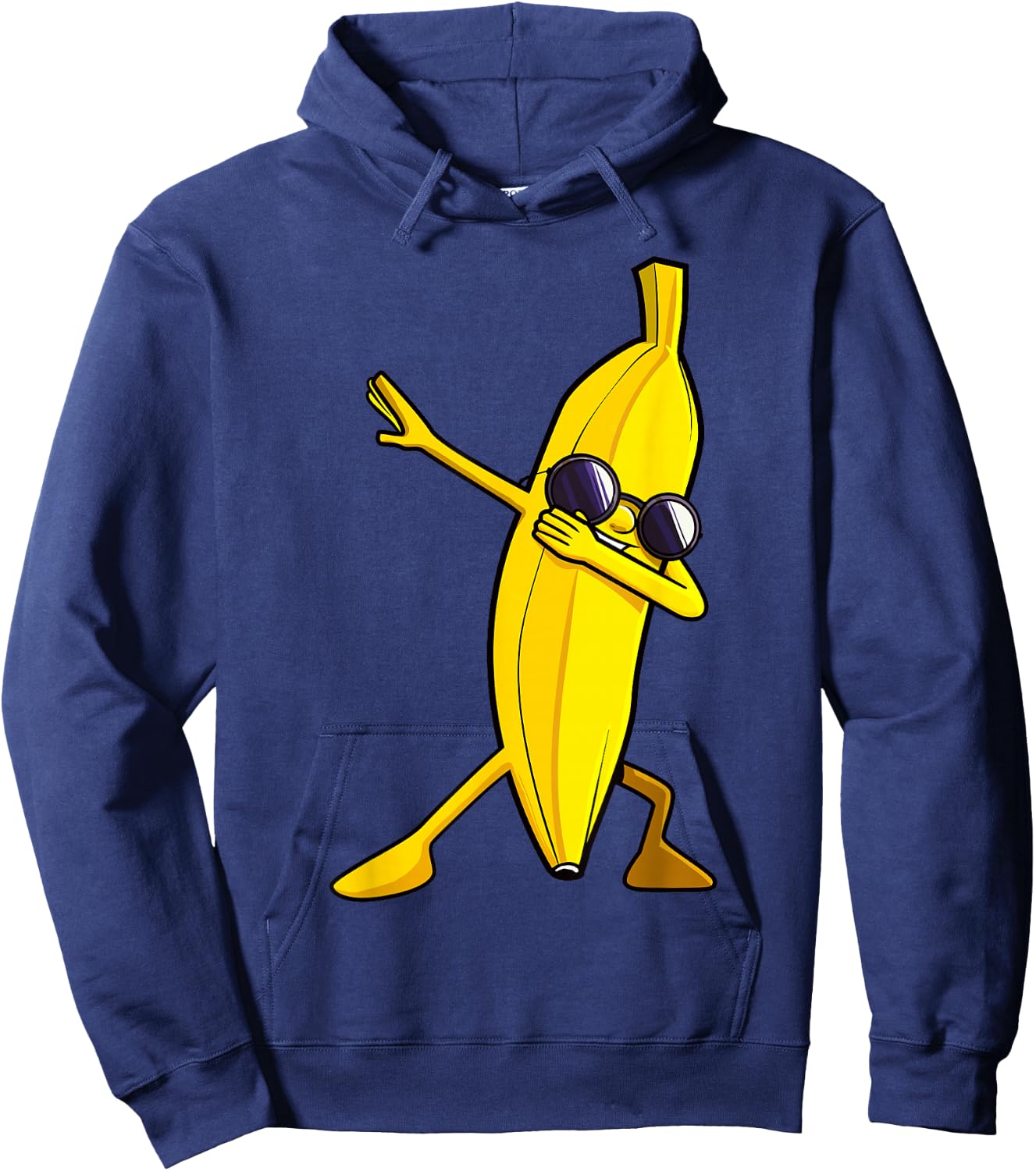 Dabbing Banana Hawaiian Tropical Fruit Lover Men Women Kids Hoodie - Hoodie | Navy