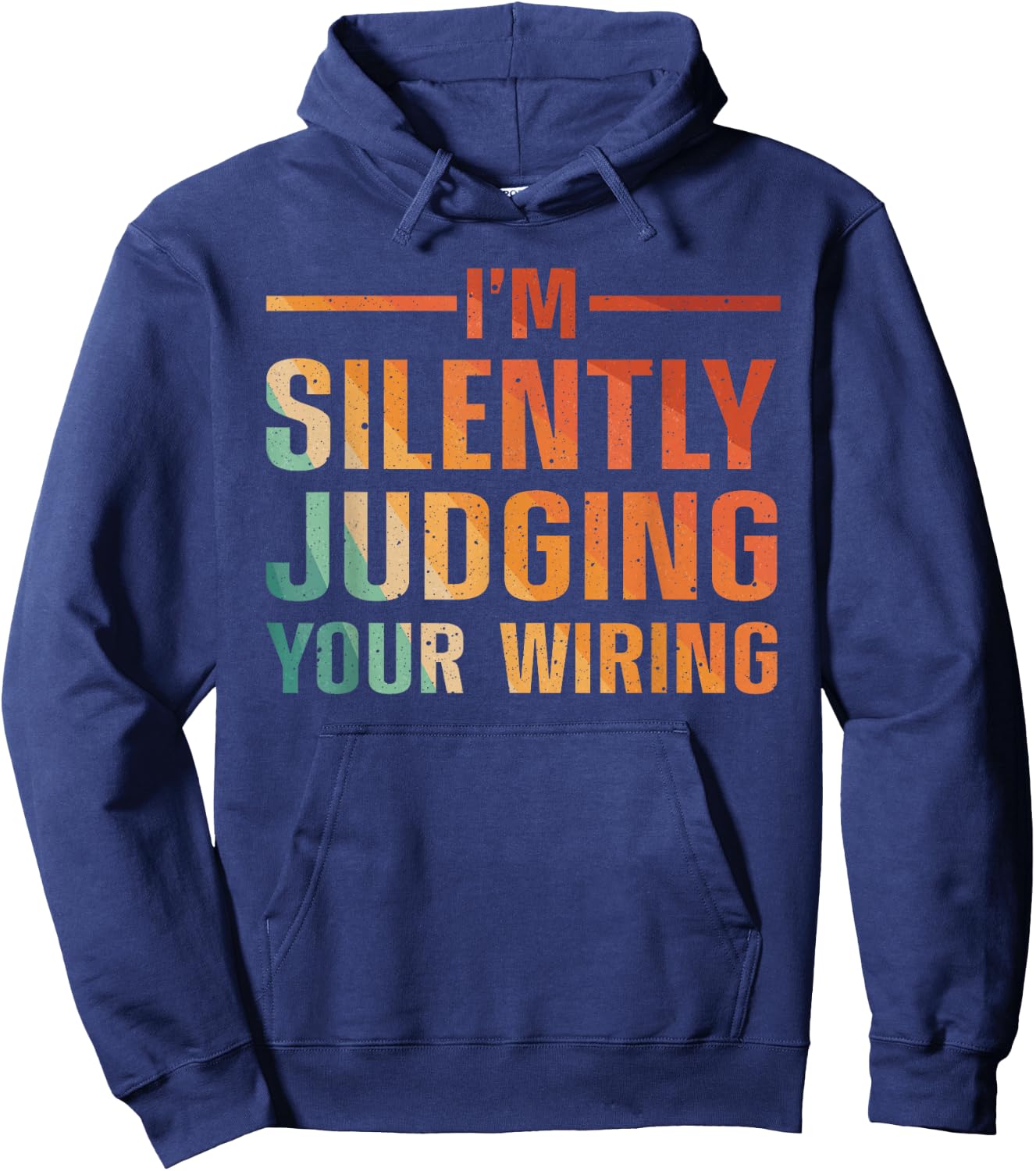 Cool Electrician Art Men Women Electric Engineer Electrician Hoodie - Hoodie | Navy