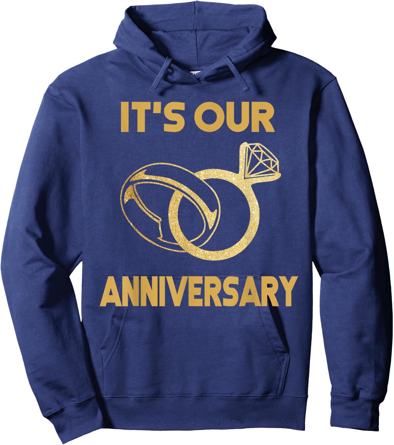 It'S Our Anniversary Wedding Love you Wife Husband Hoodie - Hoodie | Navy