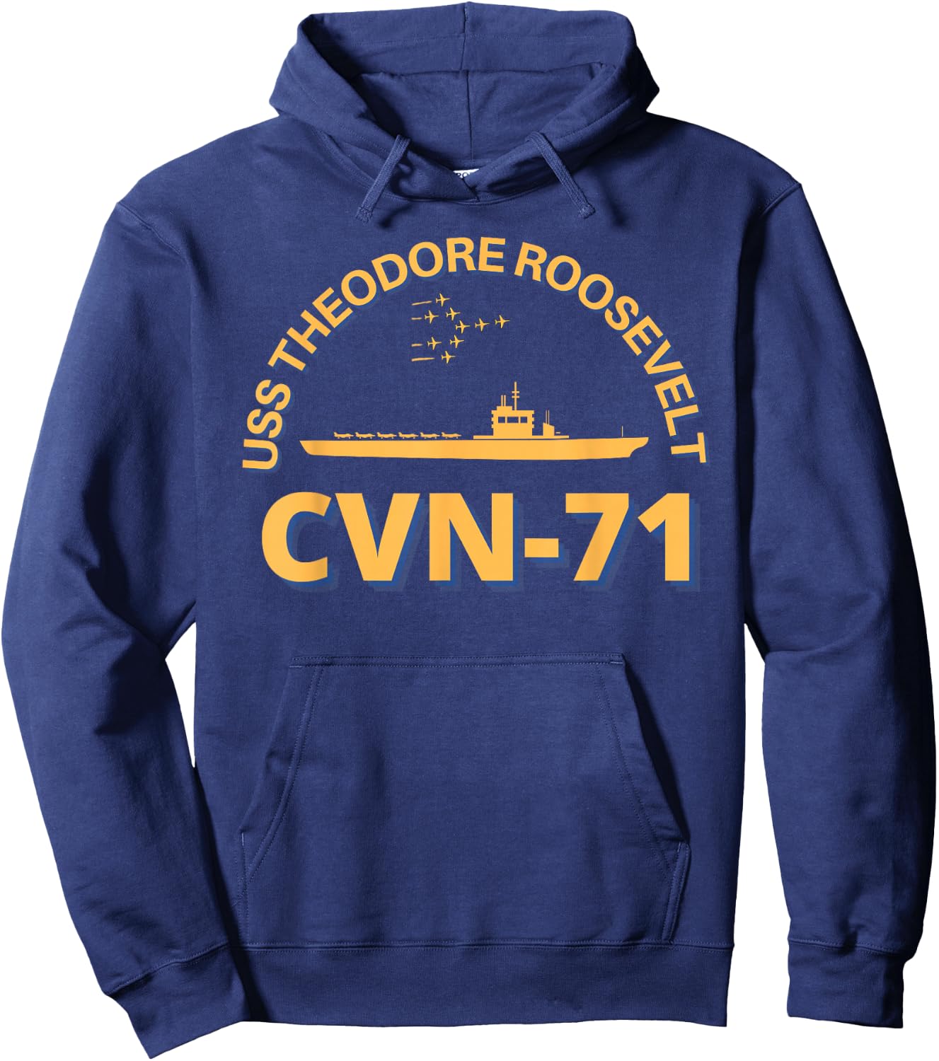 US Aircraft Carrier CVN-71 USS Theodore Roosevelt Hoodie - Hoodie | Navy