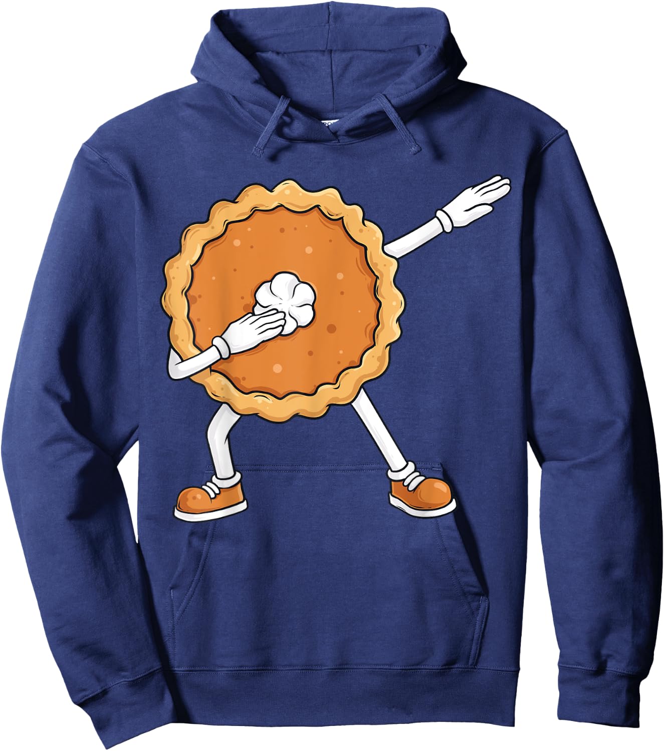 Dabbing Pumpkin Pie Thanksgiving Day Funny Boys Kids Dab Hoodie - Hoodie | Navy