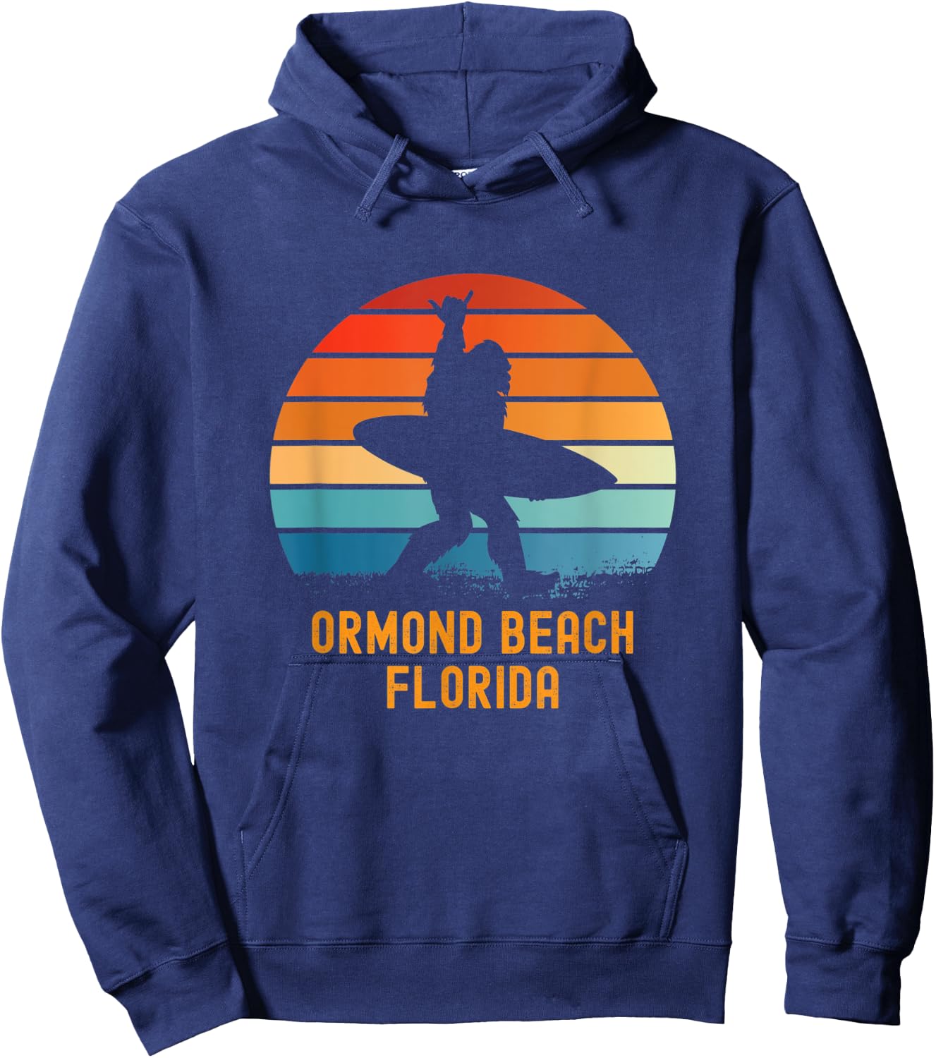 Ormond Beach - Florida Sasquatch Souvenir Women Kids Hoodie - Hoodie | Navy