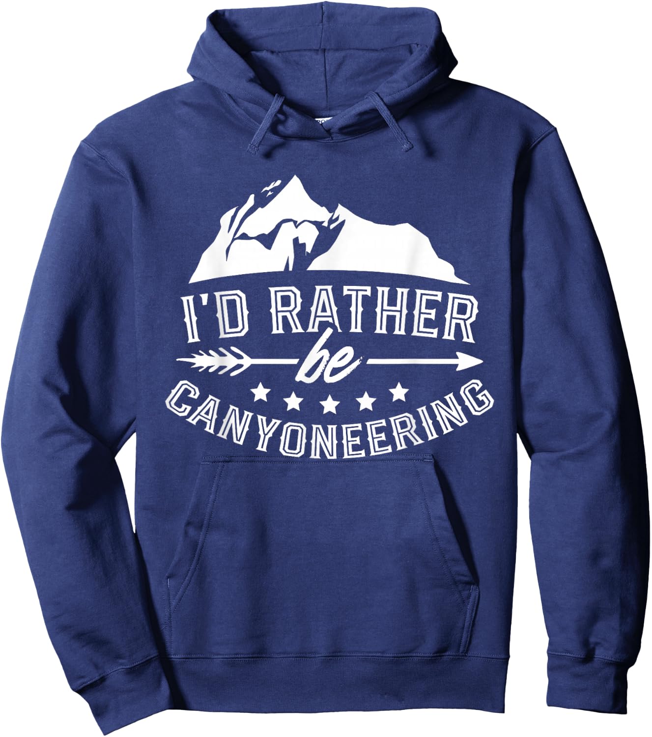 I'd Rather Be Canyoneering Canyon Canyoning Rappelling Hoodie - Hoodie | Navy