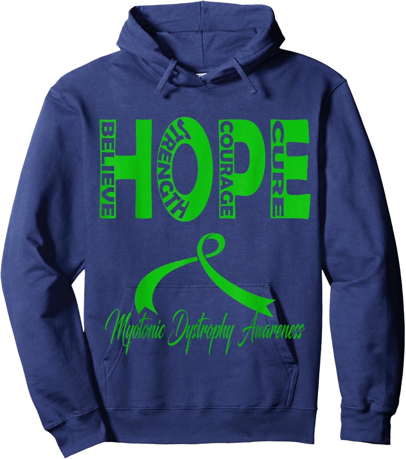 Myotonic Dystrophy Awareness Hoodie - Hoodie | Navy