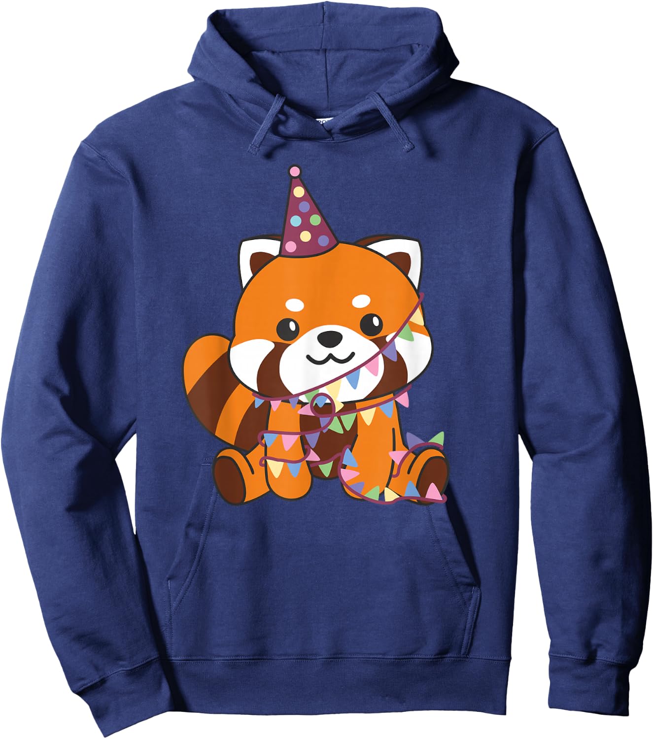 Red Panda Birthday for Children a Birthday Red Panda Hoodie - Hoodie | Navy