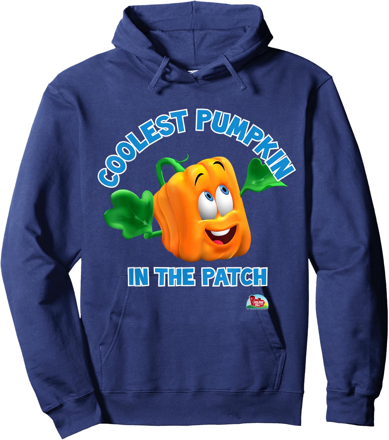 Coolest Pumpkin in the Patch - Spookley Halloween Kids Hoodie - Hoodie | Navy