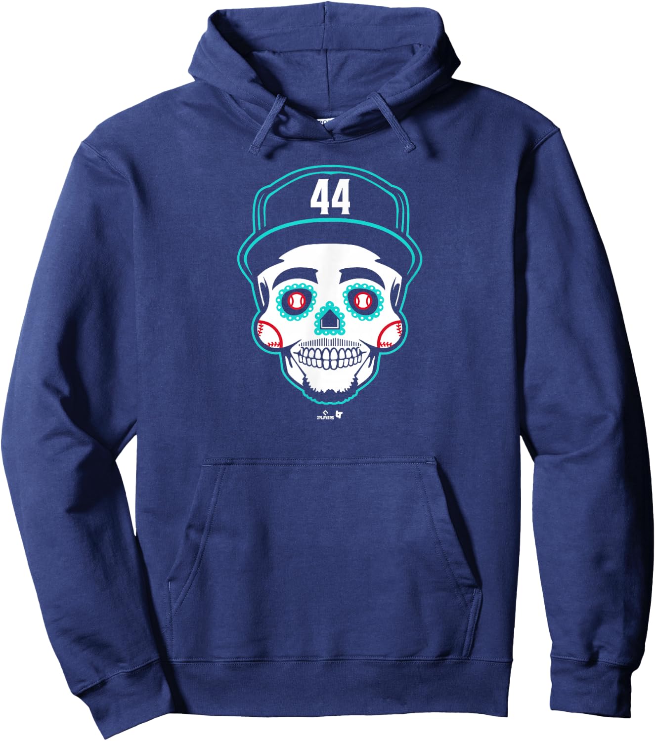 Julio Rodriguez - Sugar Skull - Seattle Baseball Hoodie - Hoodie | Navy