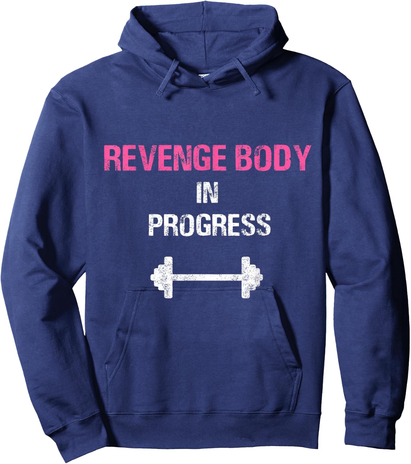 Revenge Body Gym Workout Sports Mindset Fitness Hoodie - Hoodie | Navy