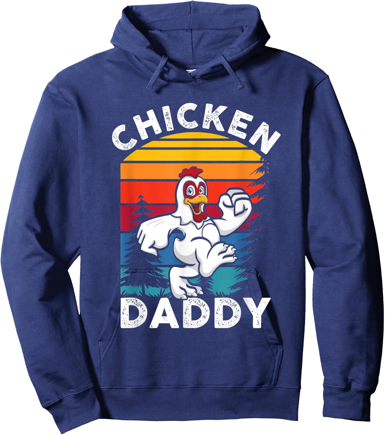 Chicken Daddy | Farming Roaster Poultry | Farmer Hoodie - Hoodie | Navy