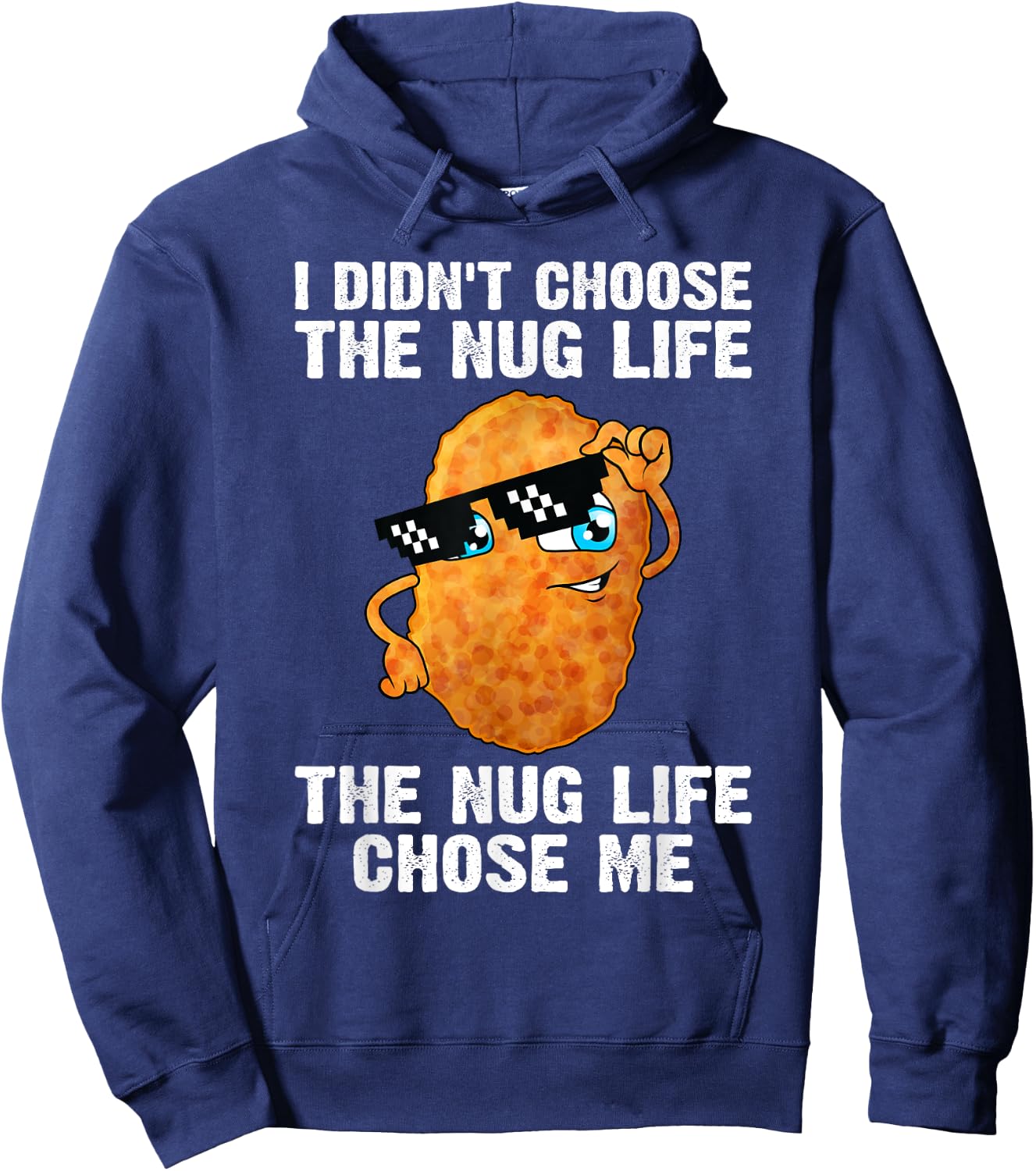 Cool Chicken Nugget Women Kids Chicken Lover Nuggets Hoodie - Hoodie | Navy