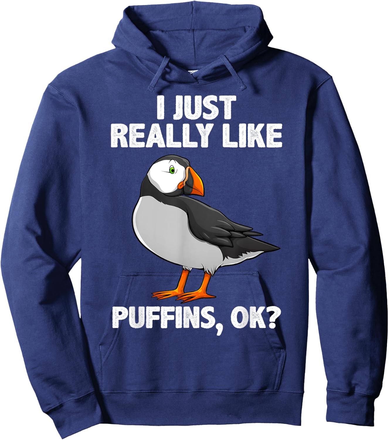 Best Puffin Design Women Seabird Puffin Bird Lover Hoodie - Hoodie | Navy