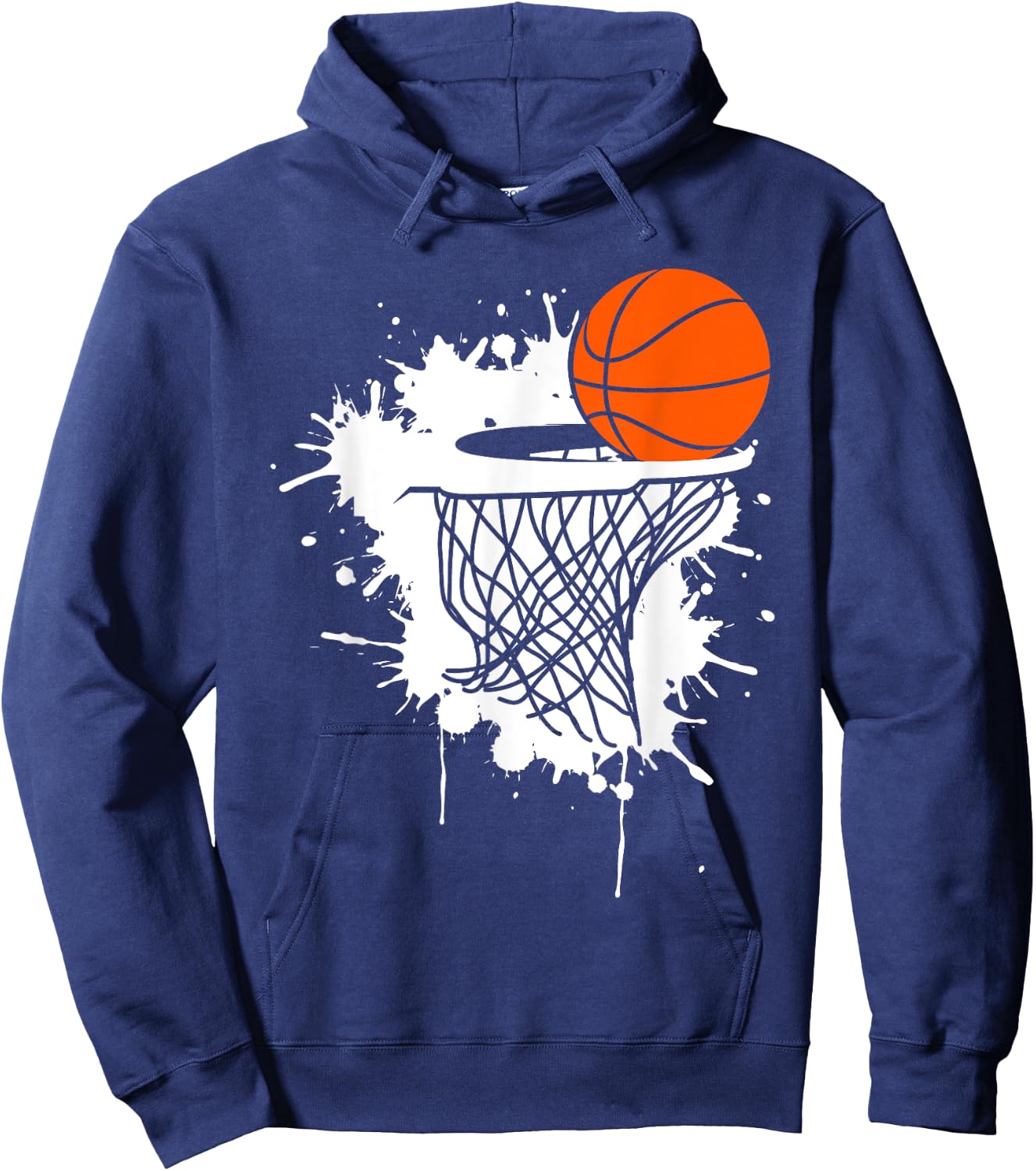Basketball Slam Dunk Teens Kids Youth Player Hoodie - Hoodie | Navy