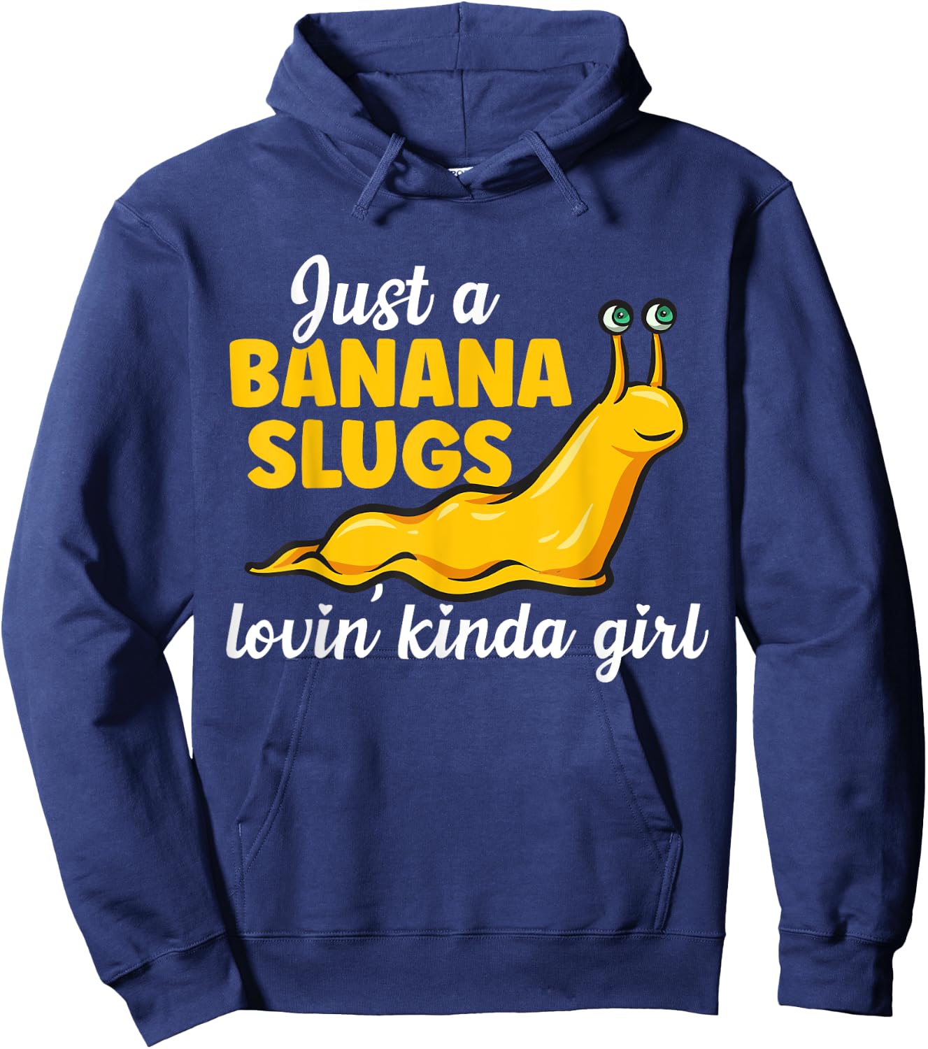Banana Slugs Lovin' Kinda Girl Banana Slug Hoodie - Hoodie | Navy