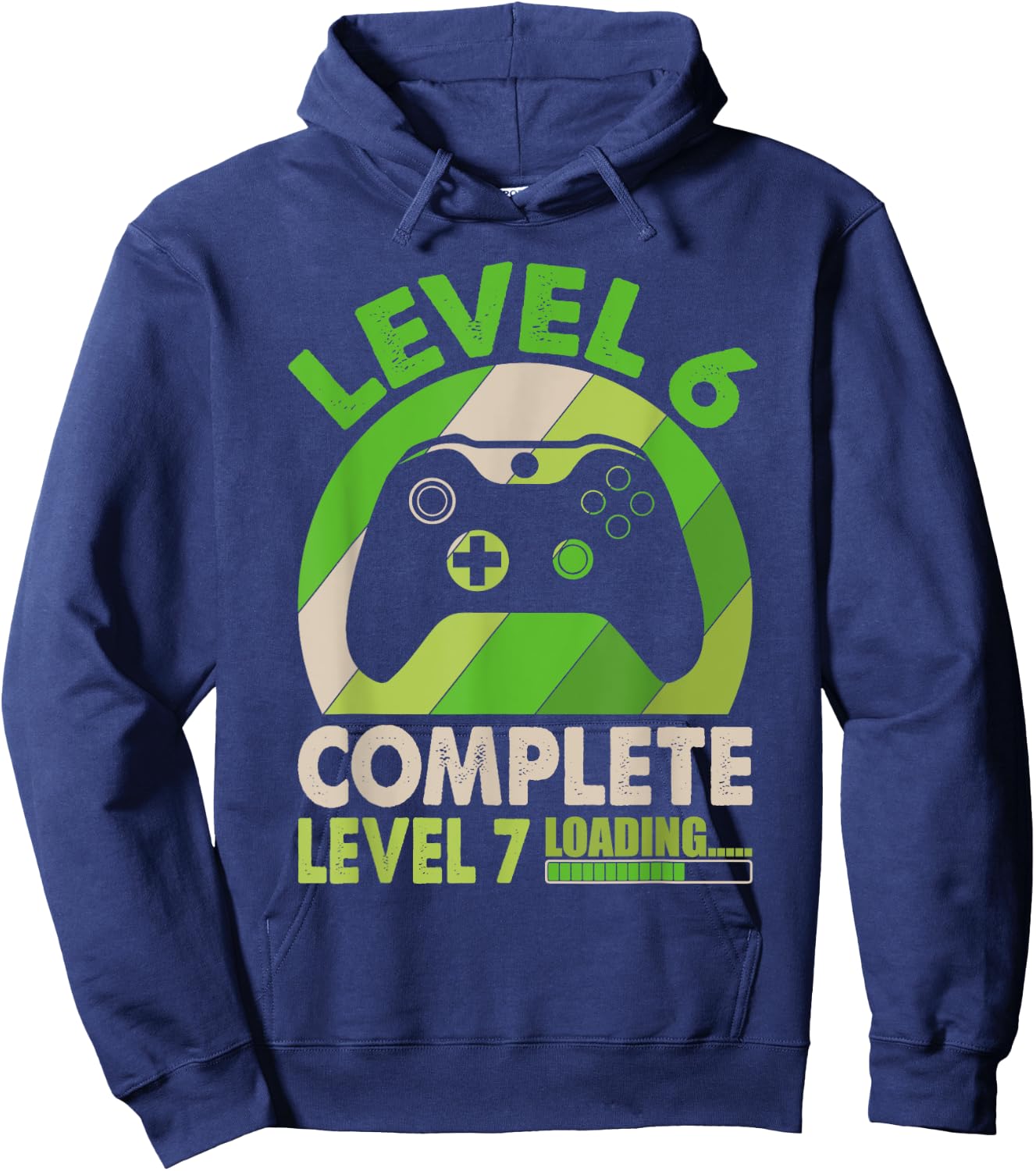Level 6 Complete Level 7 Loading - 6th Wedding Anniversary Hoodie - Hoodie | Navy