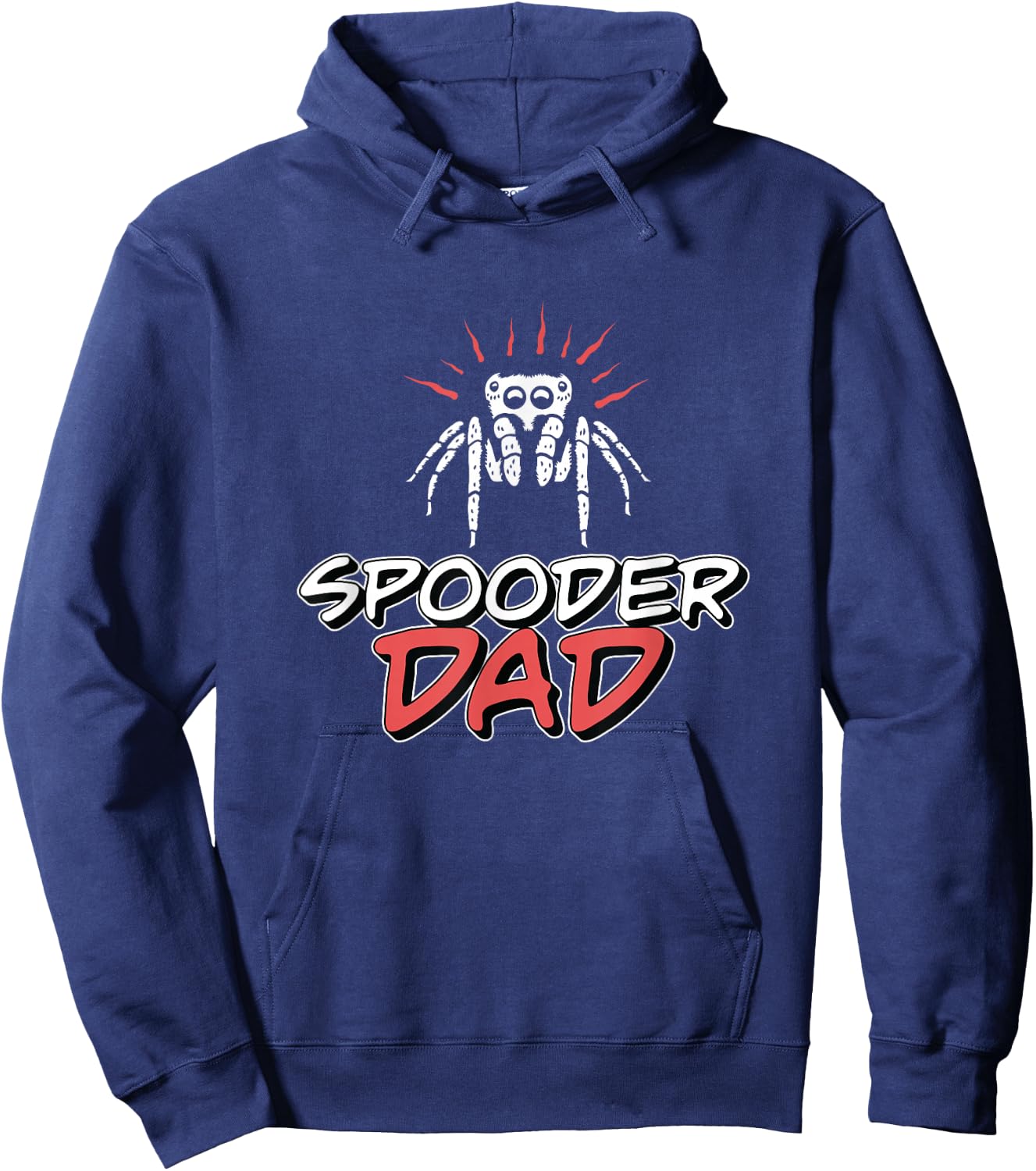 Awesome Jumping Spider Dad For A Salticidae Spood Pet Owner Hoodie - Hoodie | Navy