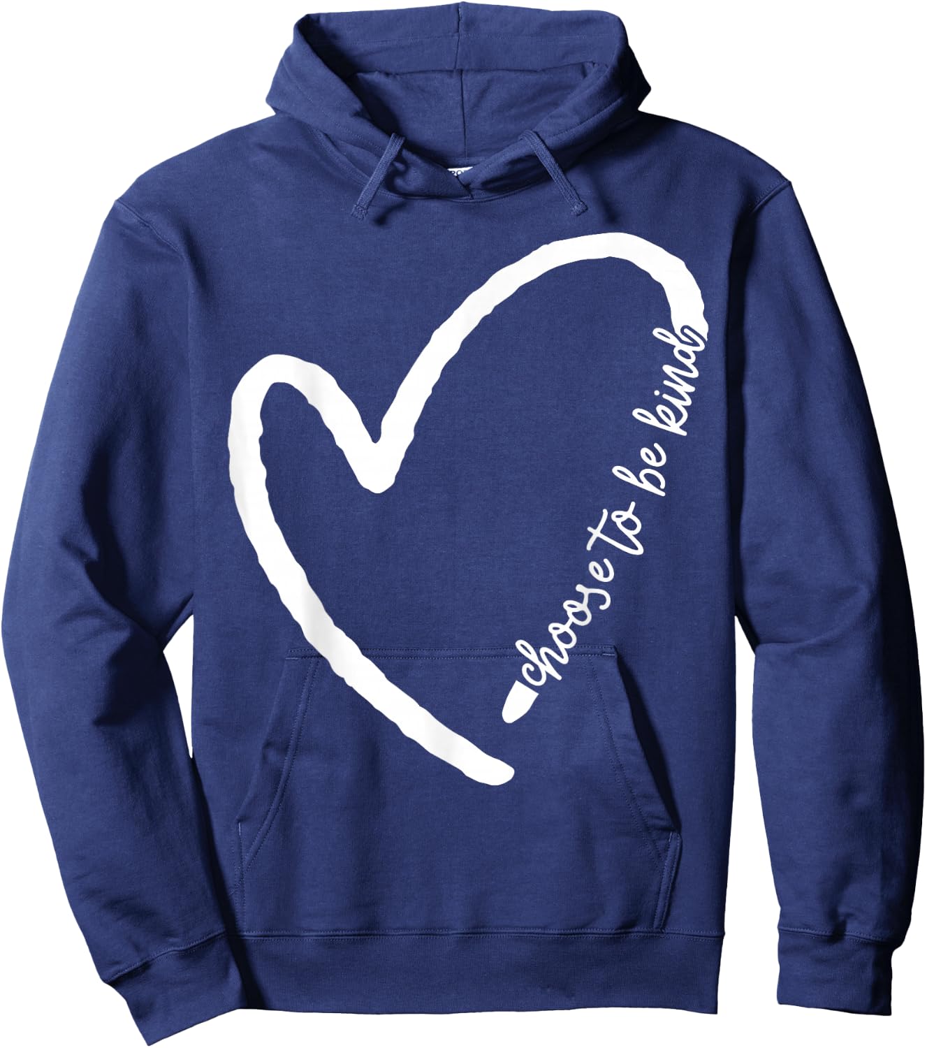 Be Kind Motivational Kindness Inspirational Encouragement Small Hoodie - Hoodie | Navy