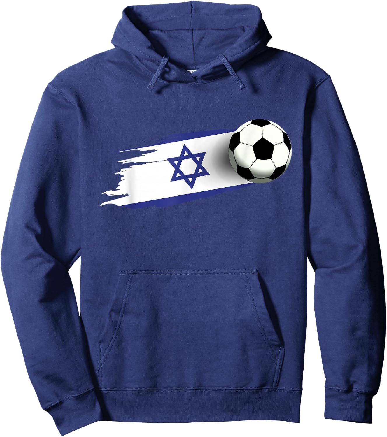 Israel Flag Jersey Israeli Soccer Team Israeli Hoodie - Hoodie | Navy
