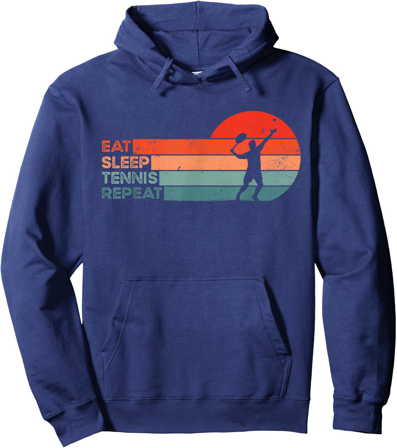 Funny Tennisplayer & Tennis Hoodie - Hoodie | Navy